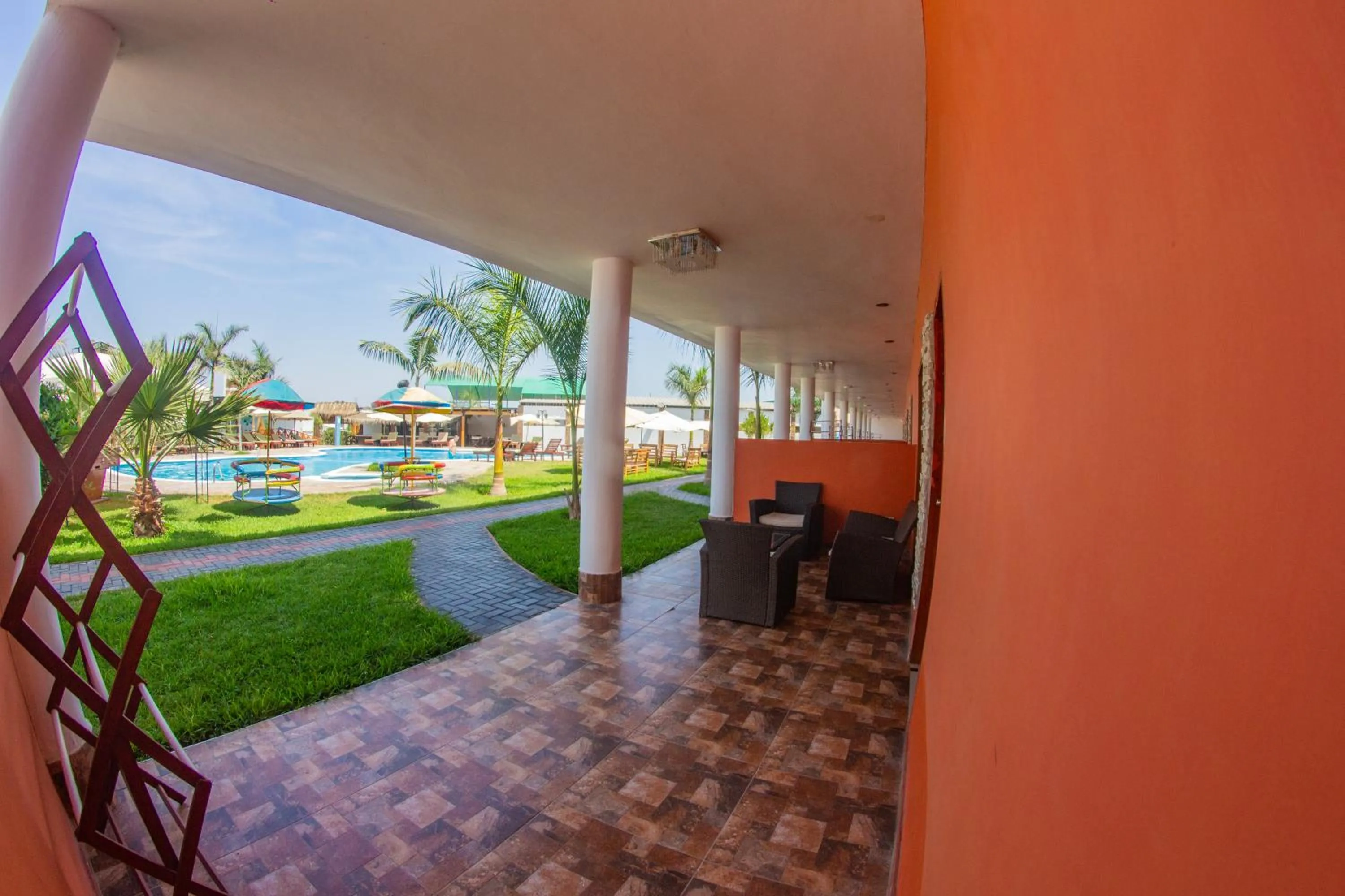 Garden view in Hotel Resort Thiago