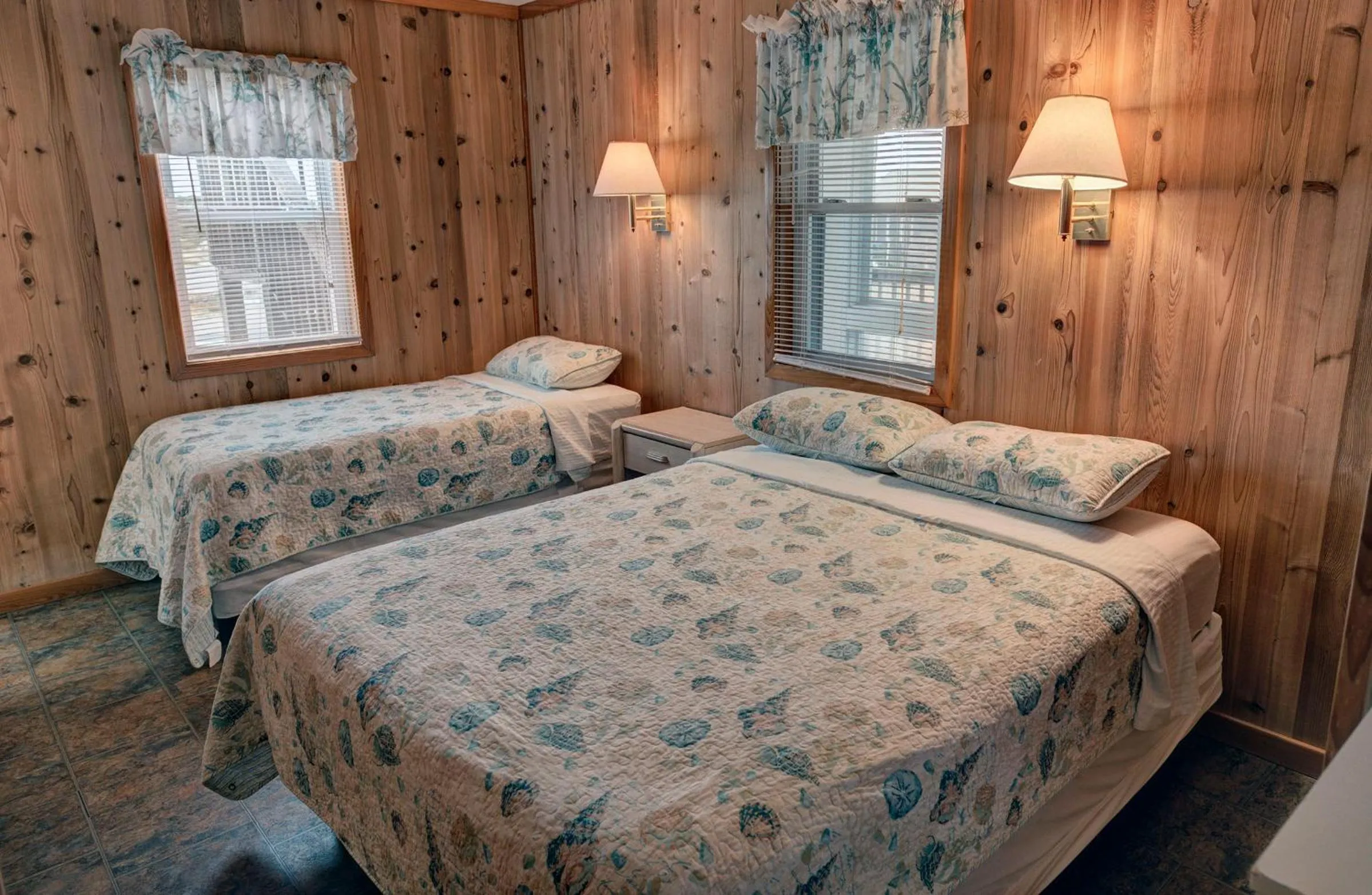 Bed in Outer Banks Motel