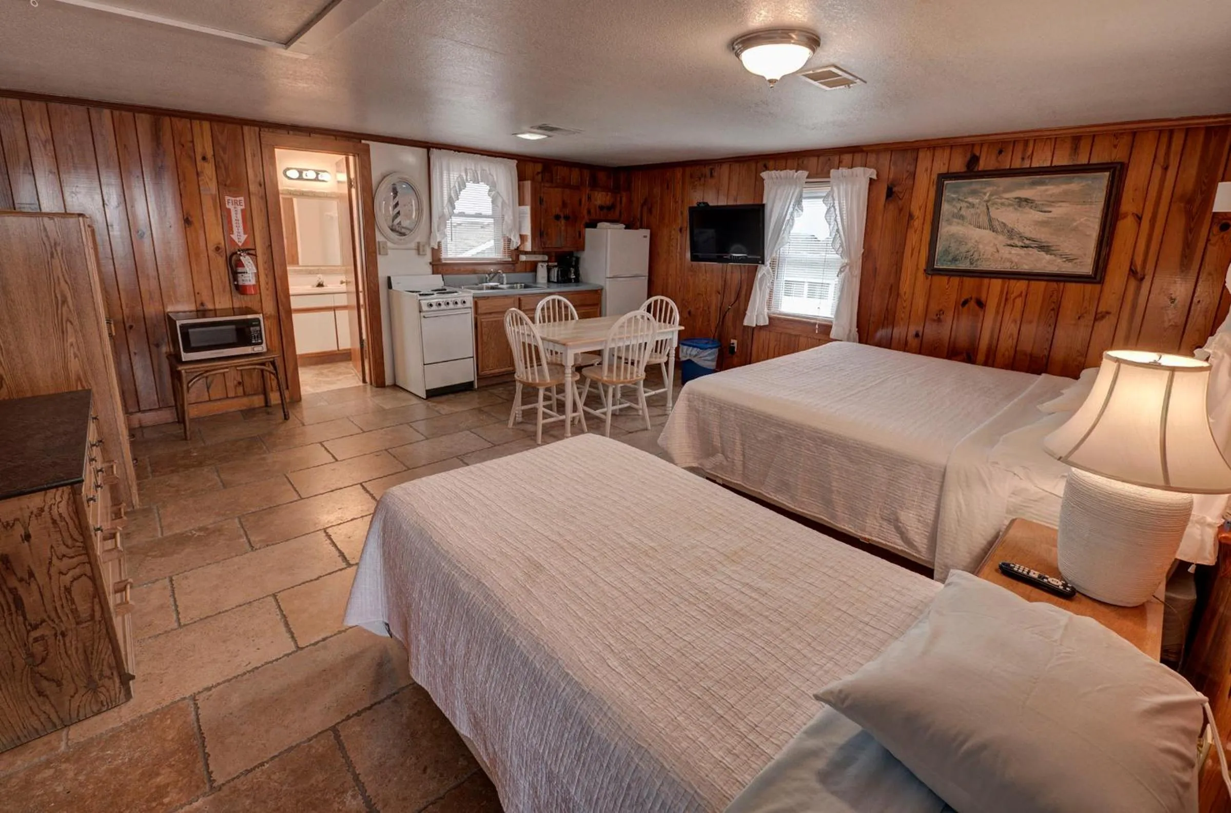 Bed in Outer Banks Motel