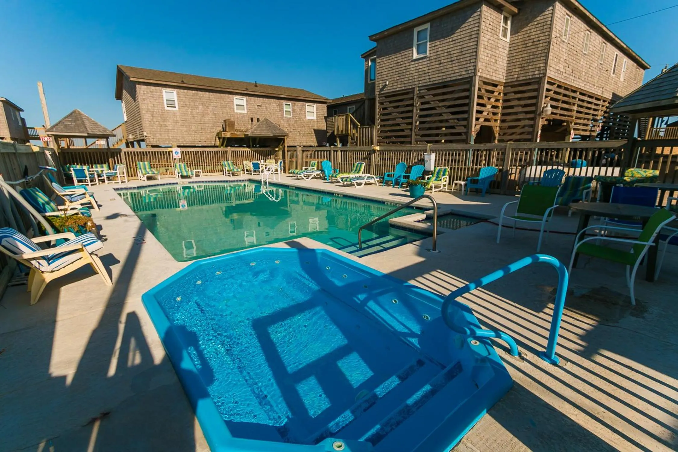 Swimming pool in Outer Banks Motel