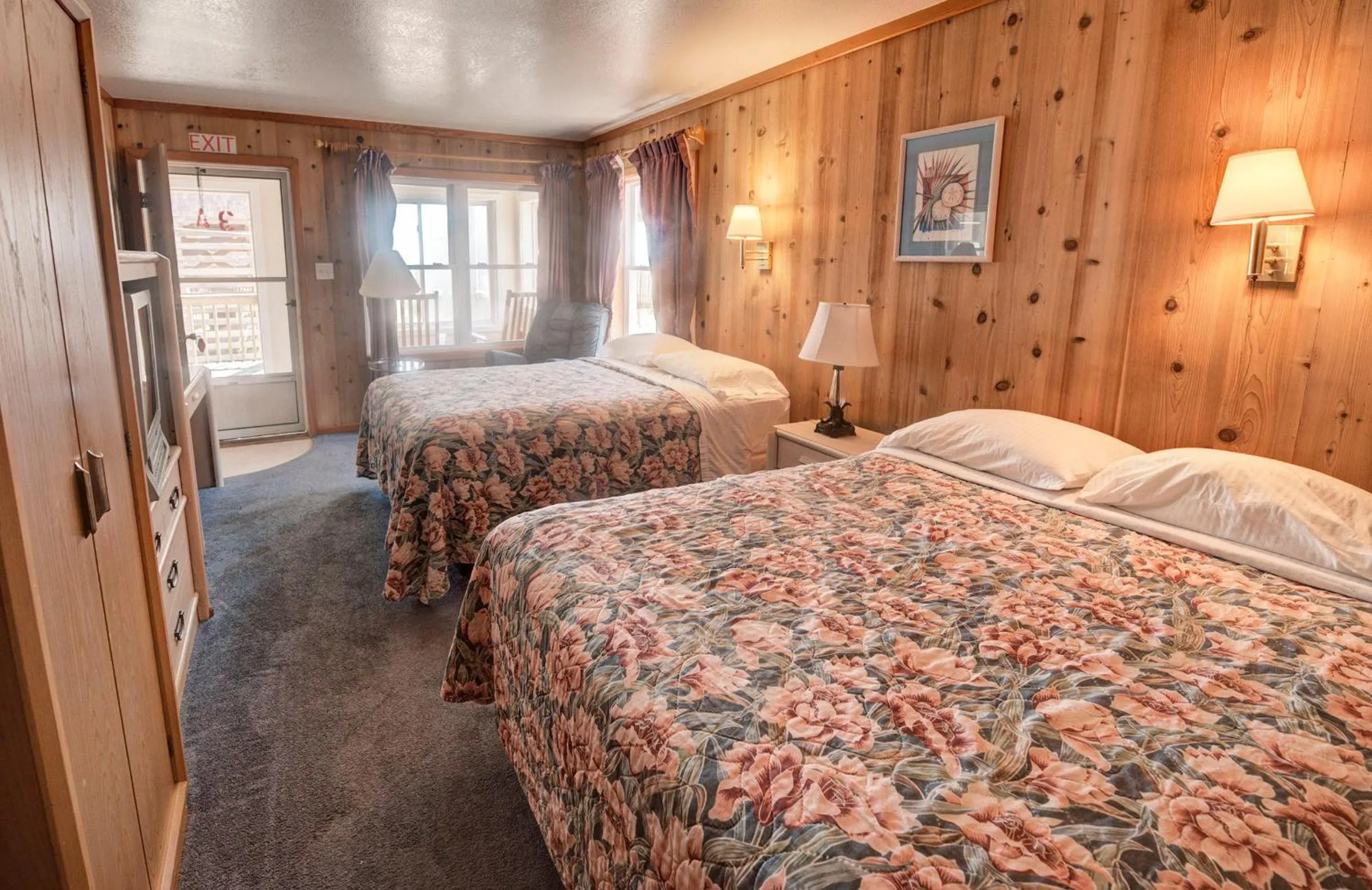 Bed in Outer Banks Motel