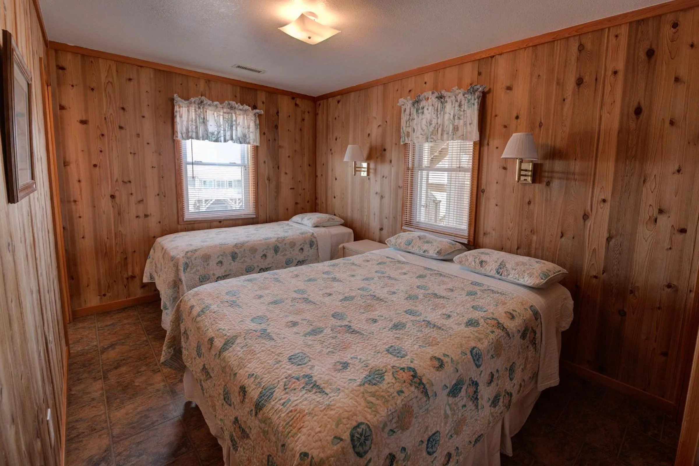 Bed in Outer Banks Motel