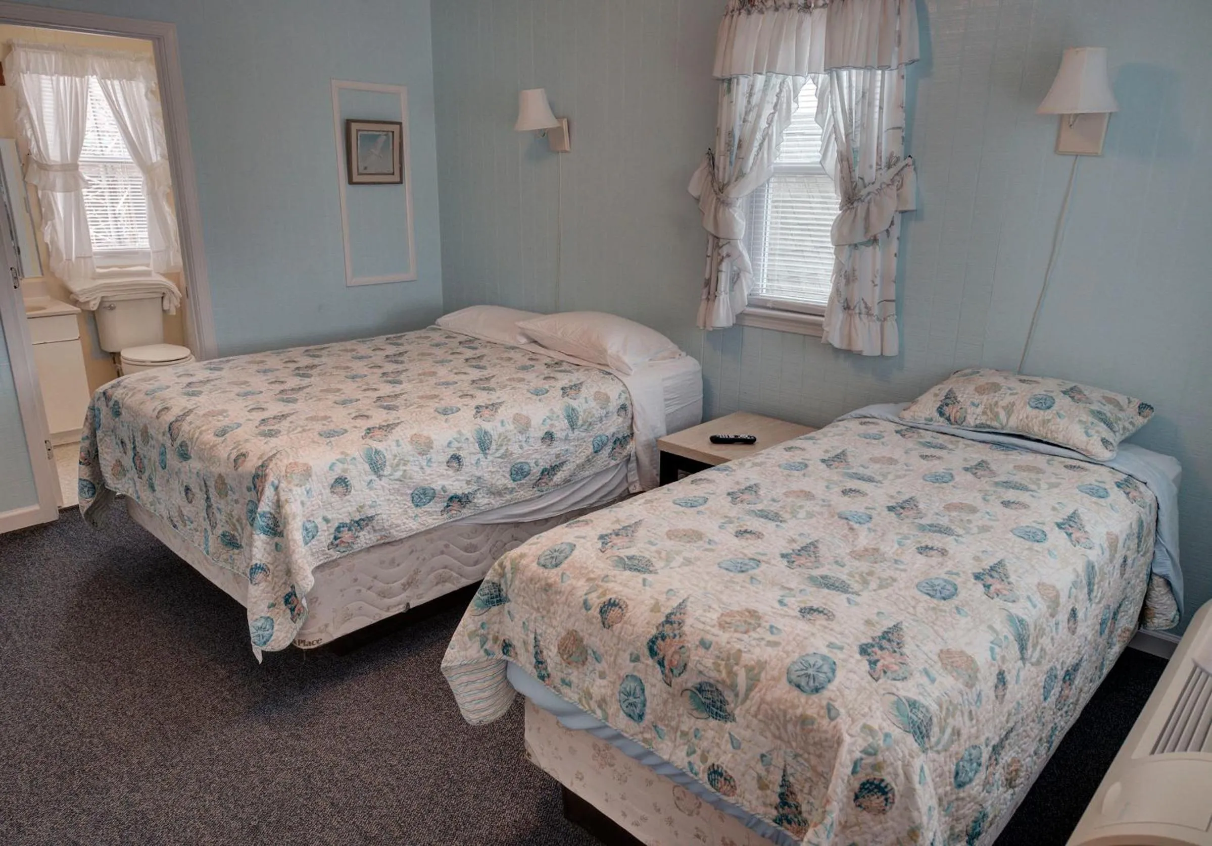 Bed in Outer Banks Motel