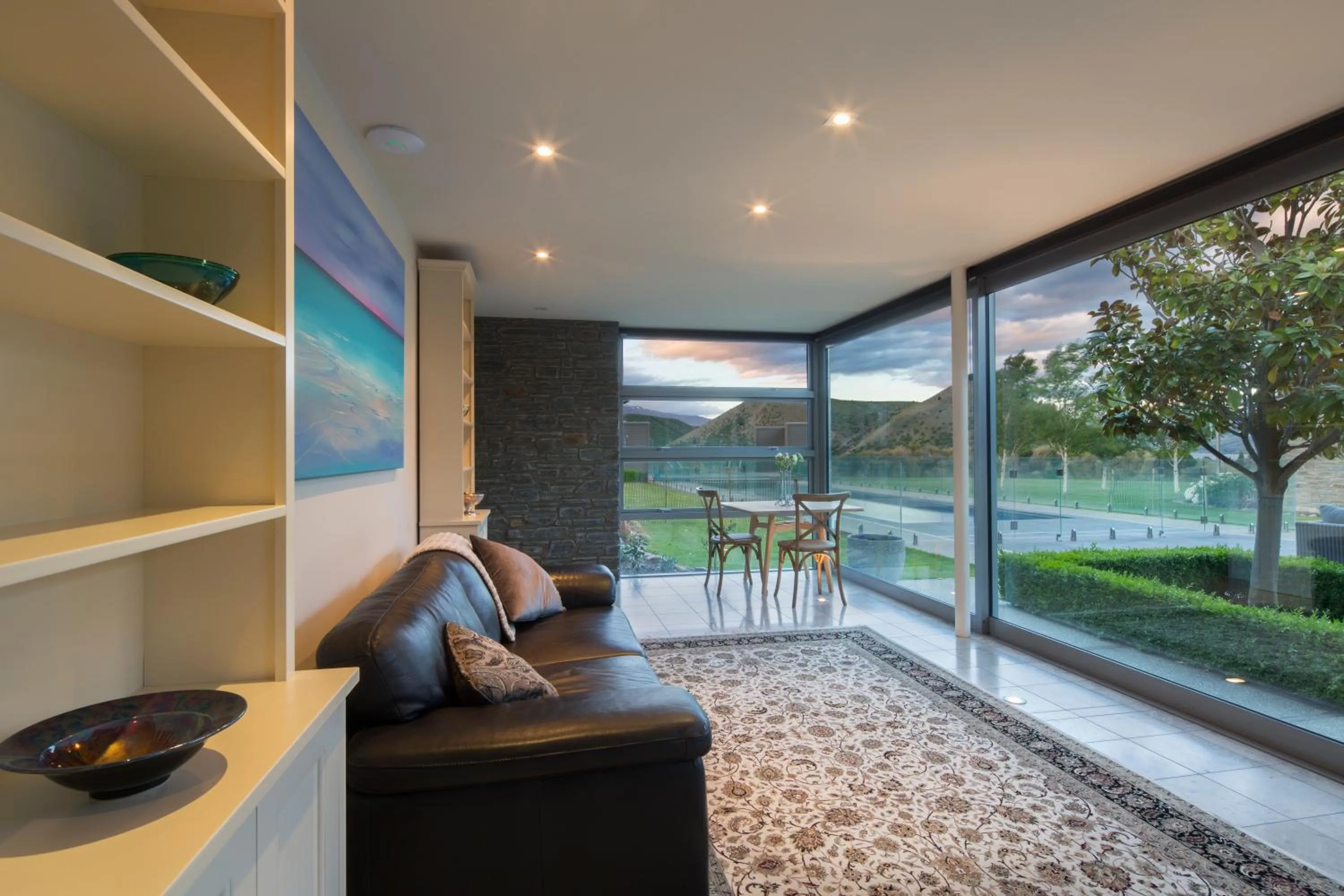 Seating area in Mt Michael Lodge