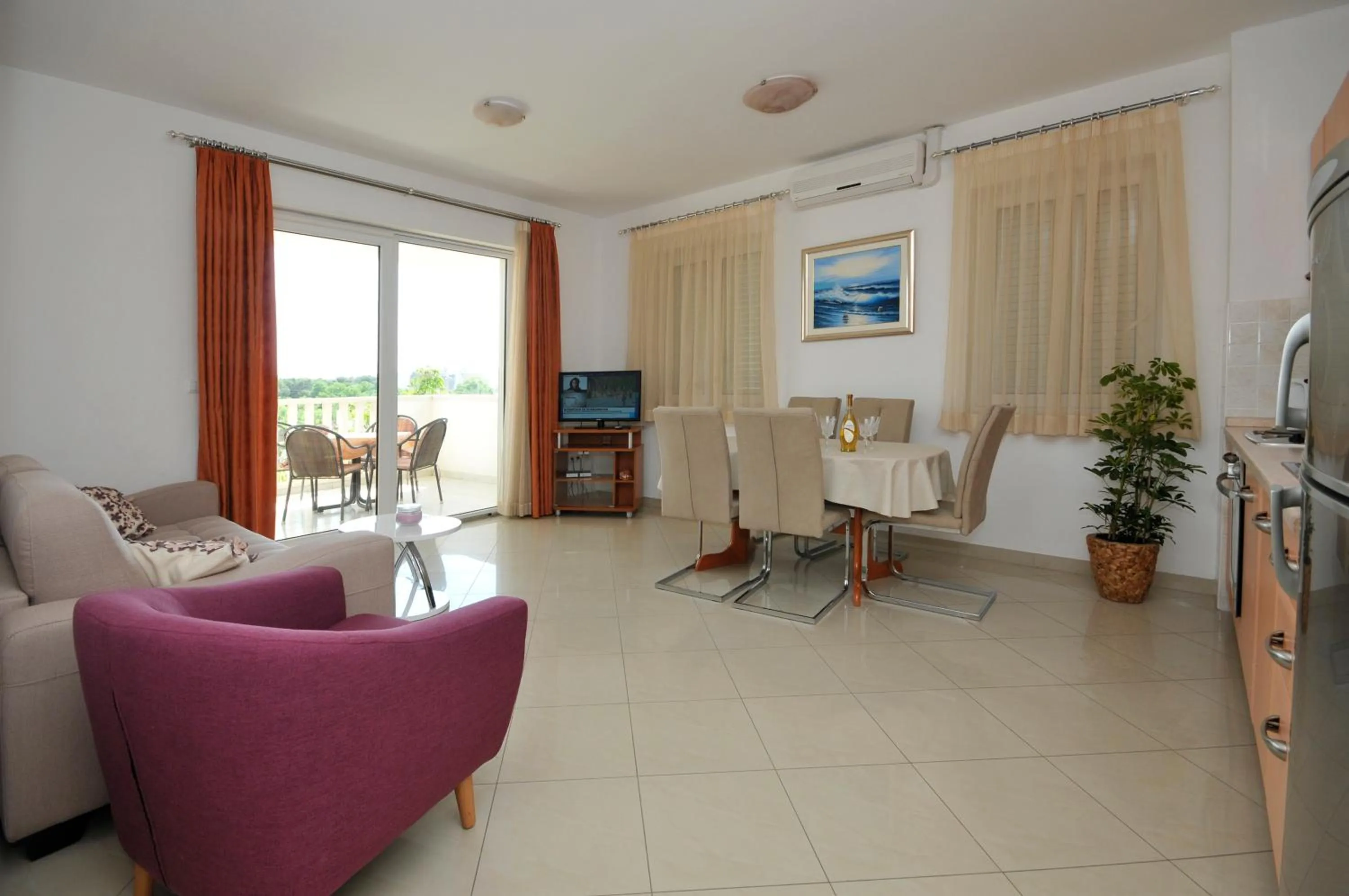 Seating area in Apartmani Trogir