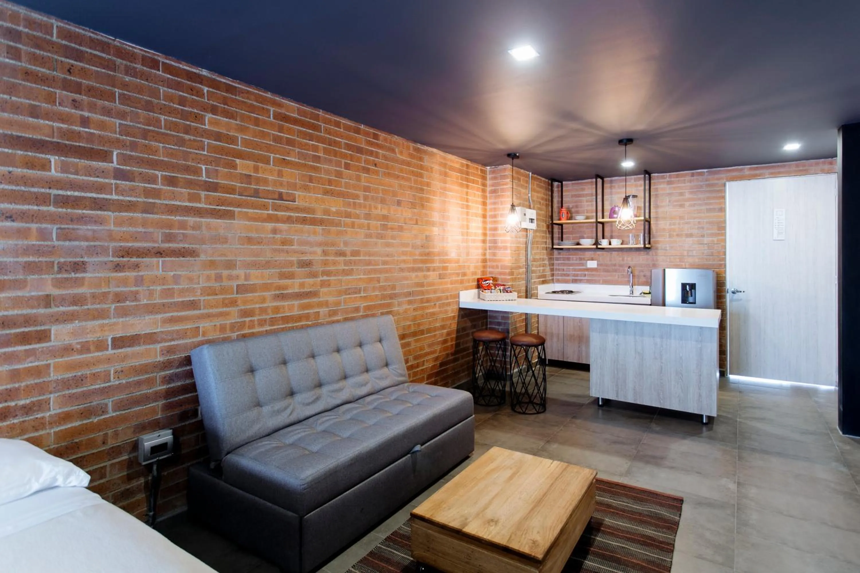 Living room, Bed in Soy Local Provenza