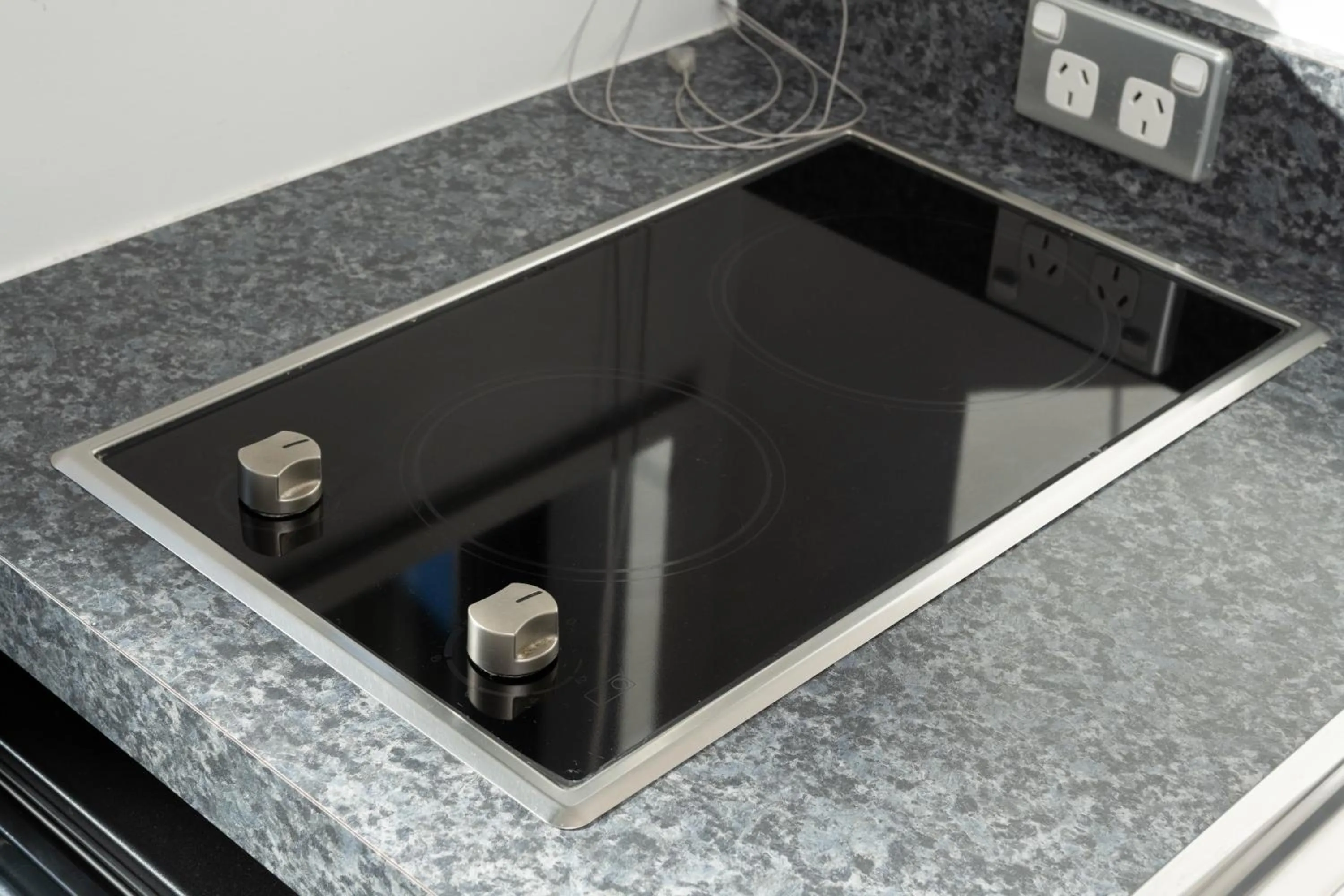 stove in Grove Park Motor Lodge