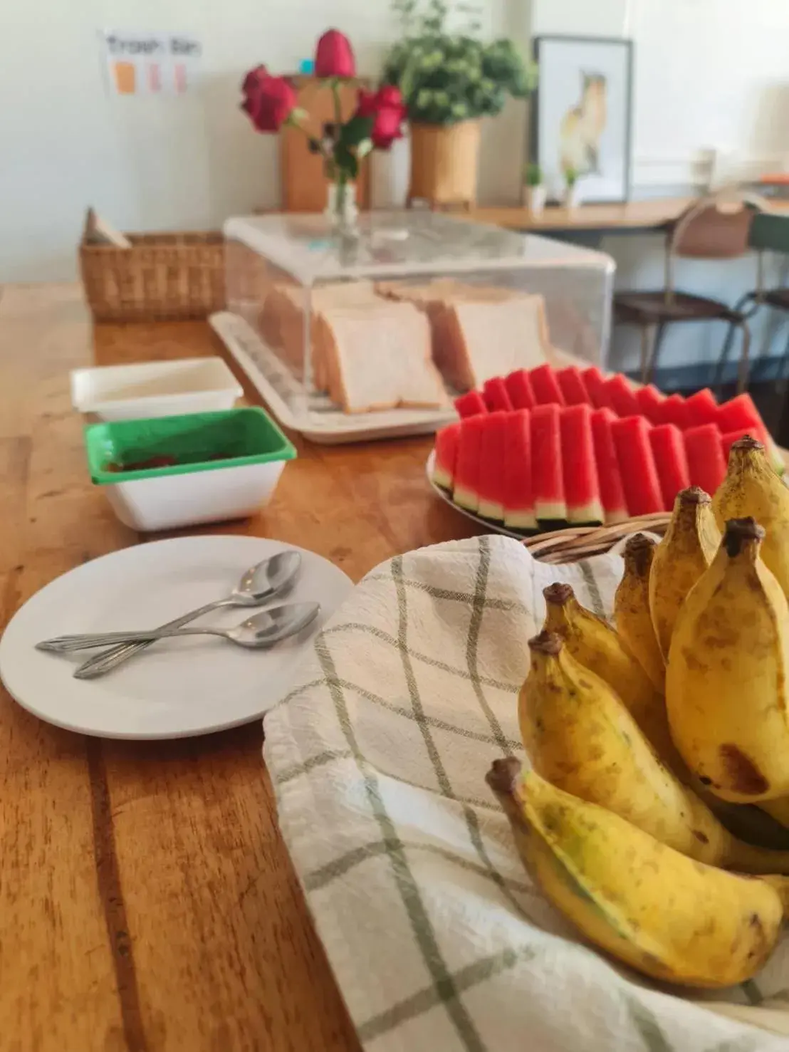 Breakfast in Green Sleep Hostel Breakfast in Green Sleep Hostel