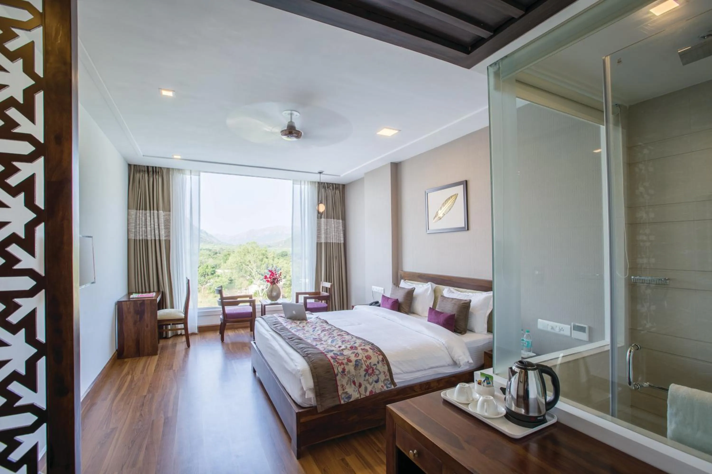 Bed in Brahma Horizon Hotel & Spa - Pushkar