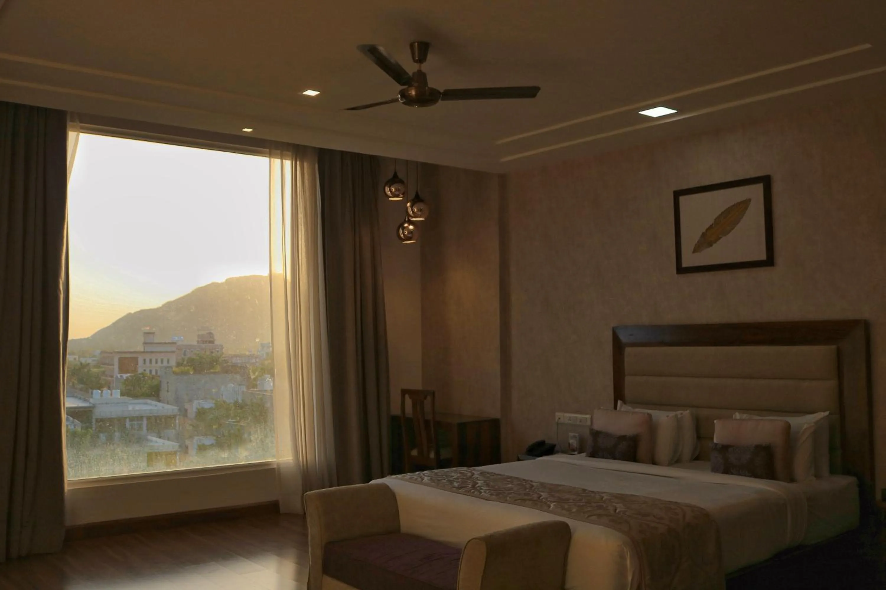 Mountain view, Bed in Brahma Horizon Hotel & Spa - Pushkar