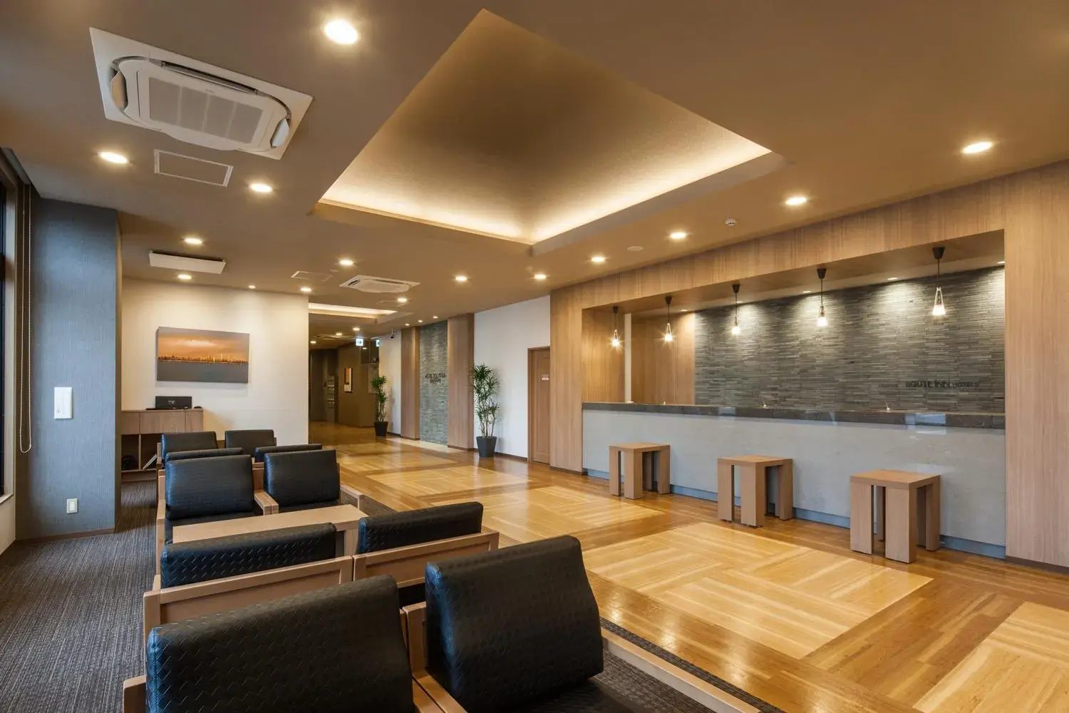 Lobby or reception in Hotel Route-Inn Isesaki Inter Lobby or reception in Hotel Route-Inn Isesaki Inter