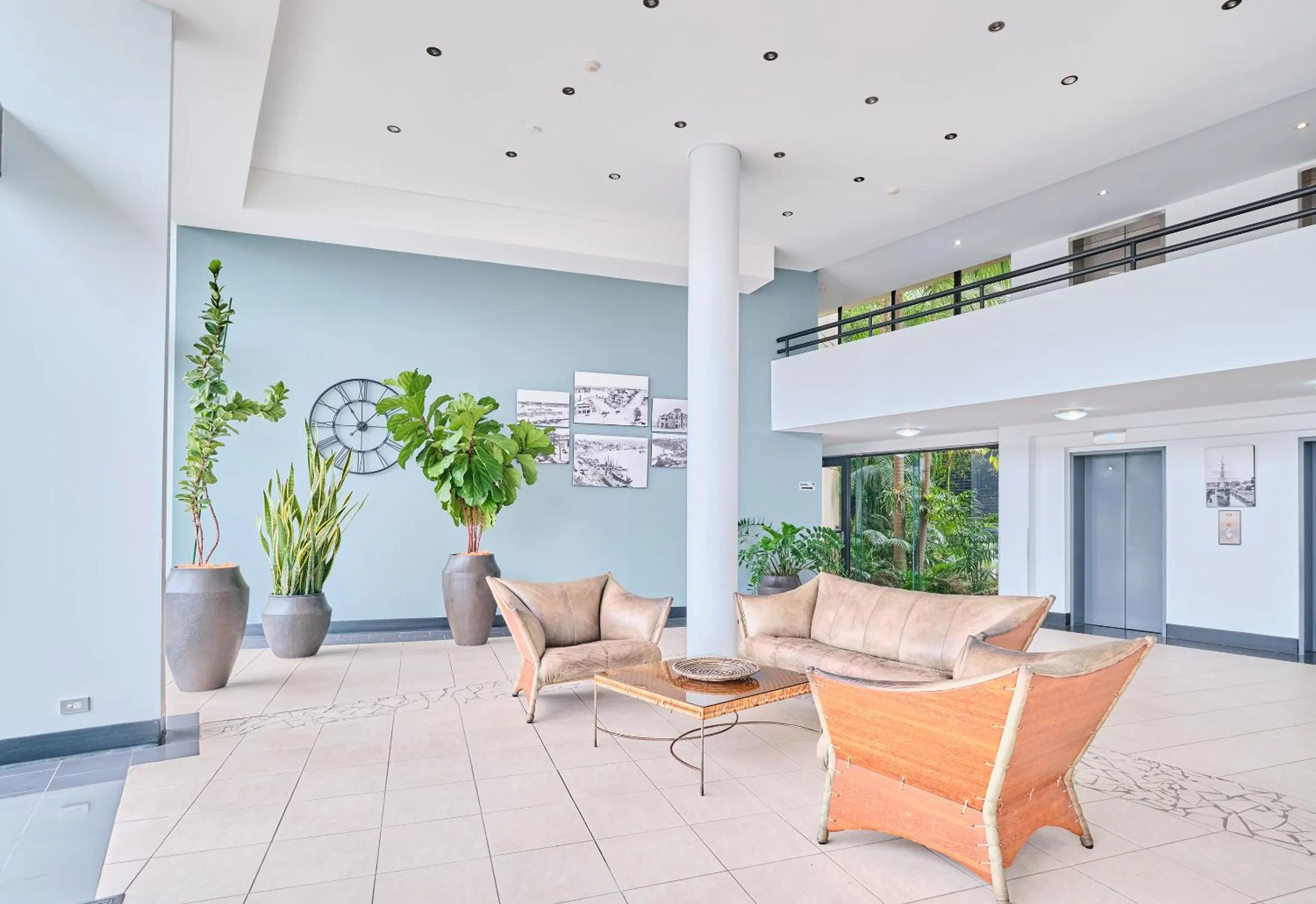Seating area in River Plaza Apartments Brisbane Southbank