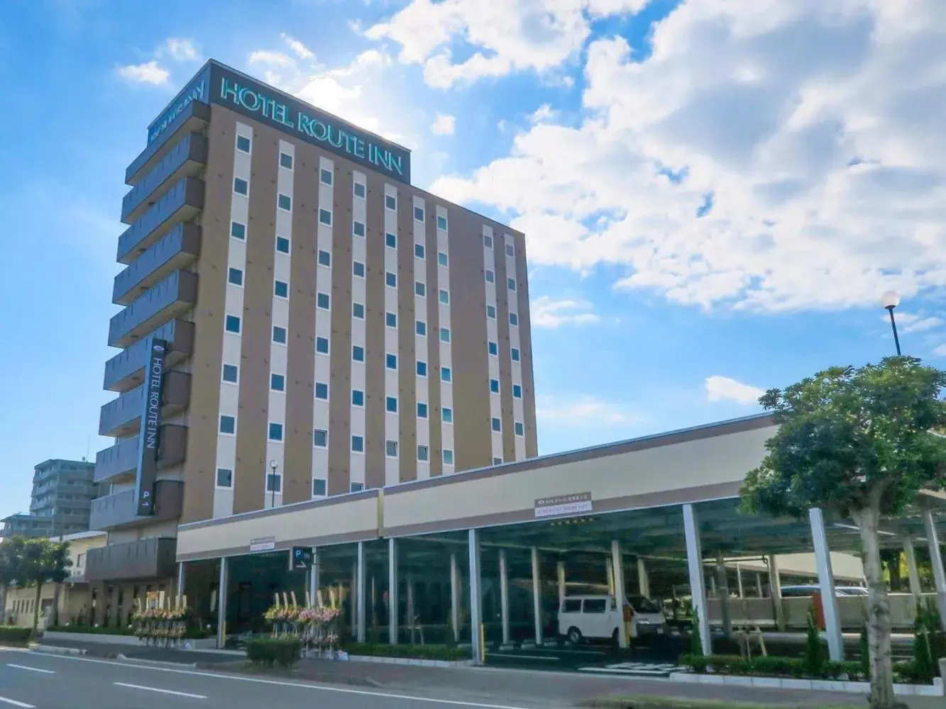 Property building in Hotel Route-Inn Fuji Chuo Koen Higashi Property building in Hotel Route-Inn Fuji Chuo Koen Higashi