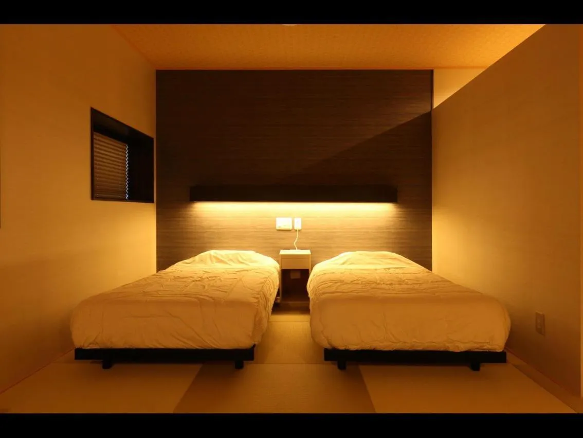 Bedroom, Bed in Dai Onsen Matsudaya Ryokan