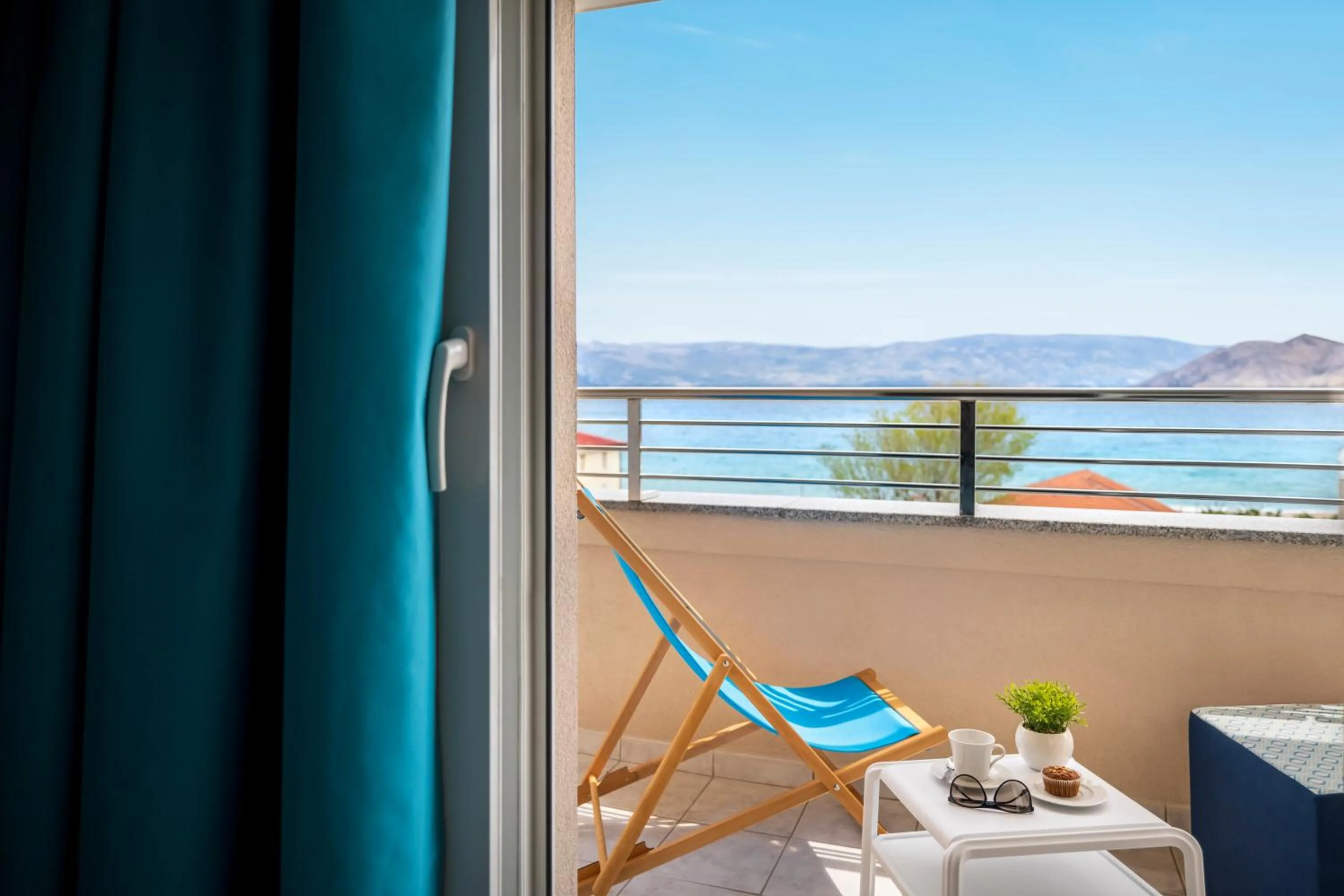 Balcony/Terrace in Sunny Baška Hotel by Valamar