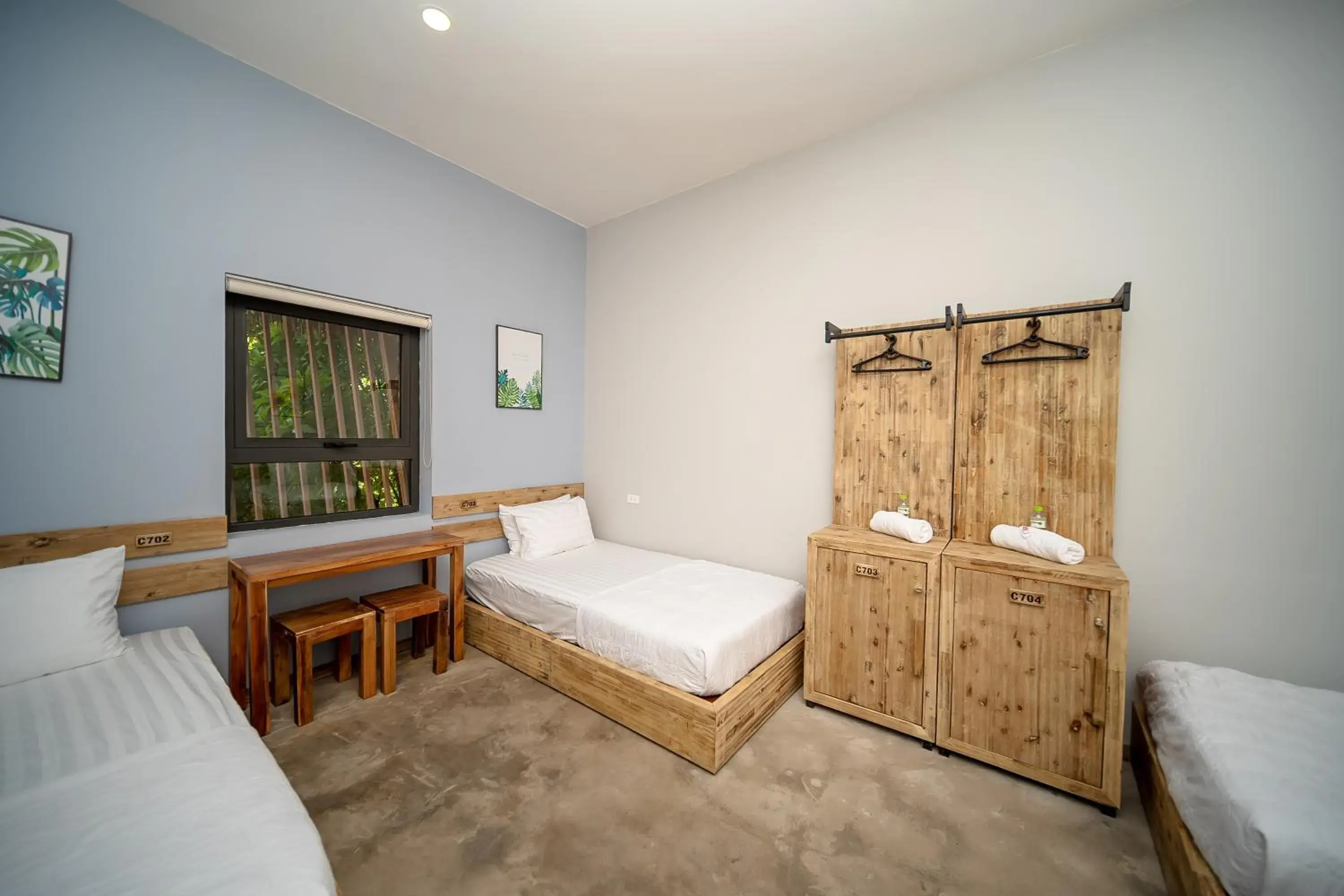 Triple Room with Shared Bathroom in 9Station Hostel & Bar Phu Quoc Triple Room with Shared Bathroom in 9Station Hostel & Bar Phu Quoc
