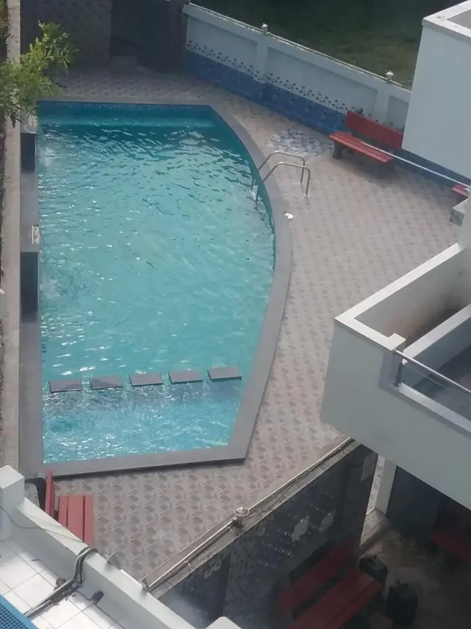 Pool view in Quiet Home Pool view in Quiet Home