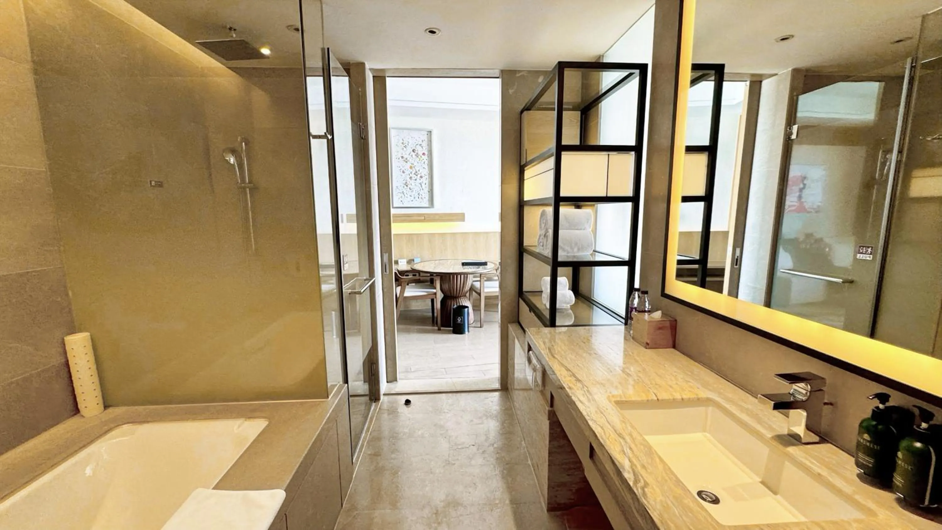 Bathroom in Crowne Plaza Ningbo Xiangshan Sea View by IHG