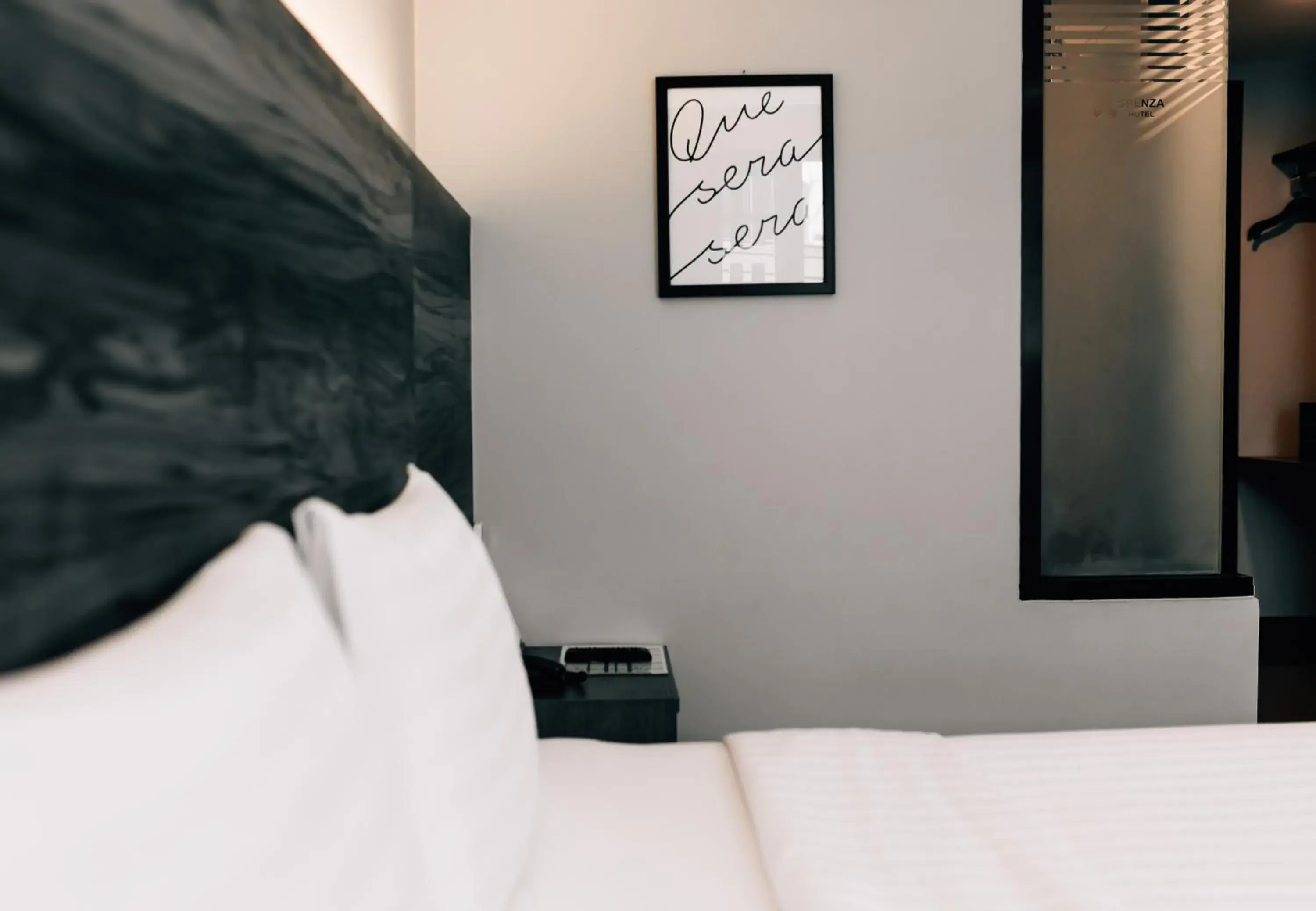 Decorative detail, Bed in Spenza Hotel Decorative detail, Bed in Spenza Hotel