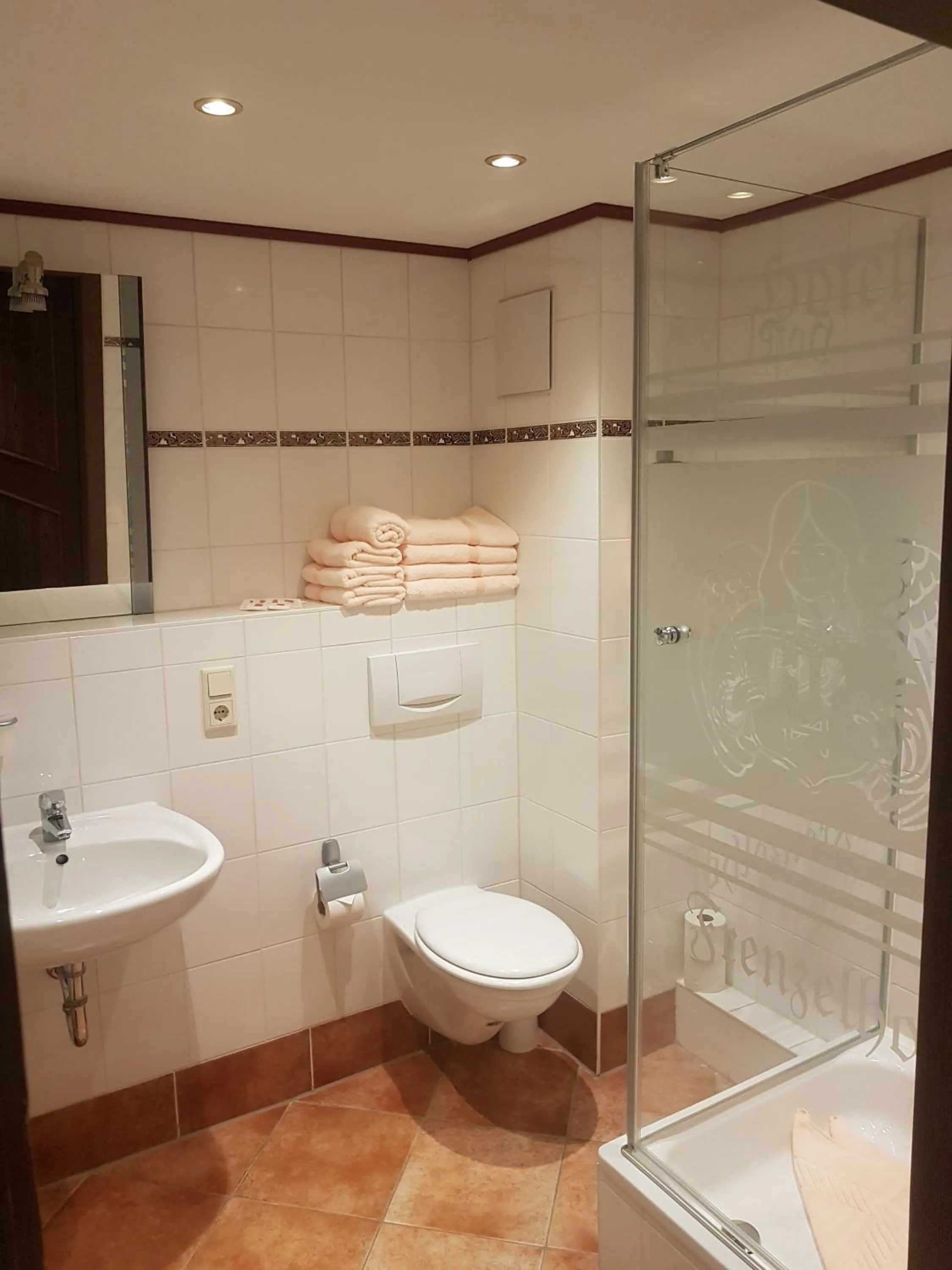 Bathroom in Gotikhotel Frenzelhof