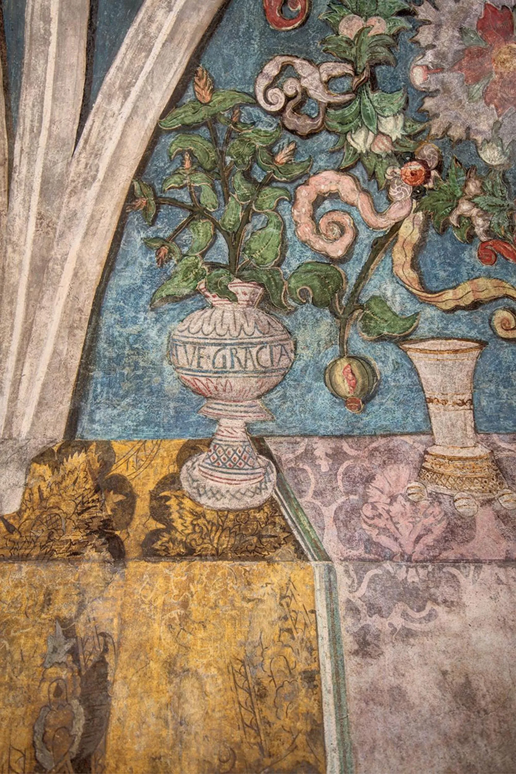 Decorative detail in Gotikhotel Frenzelhof