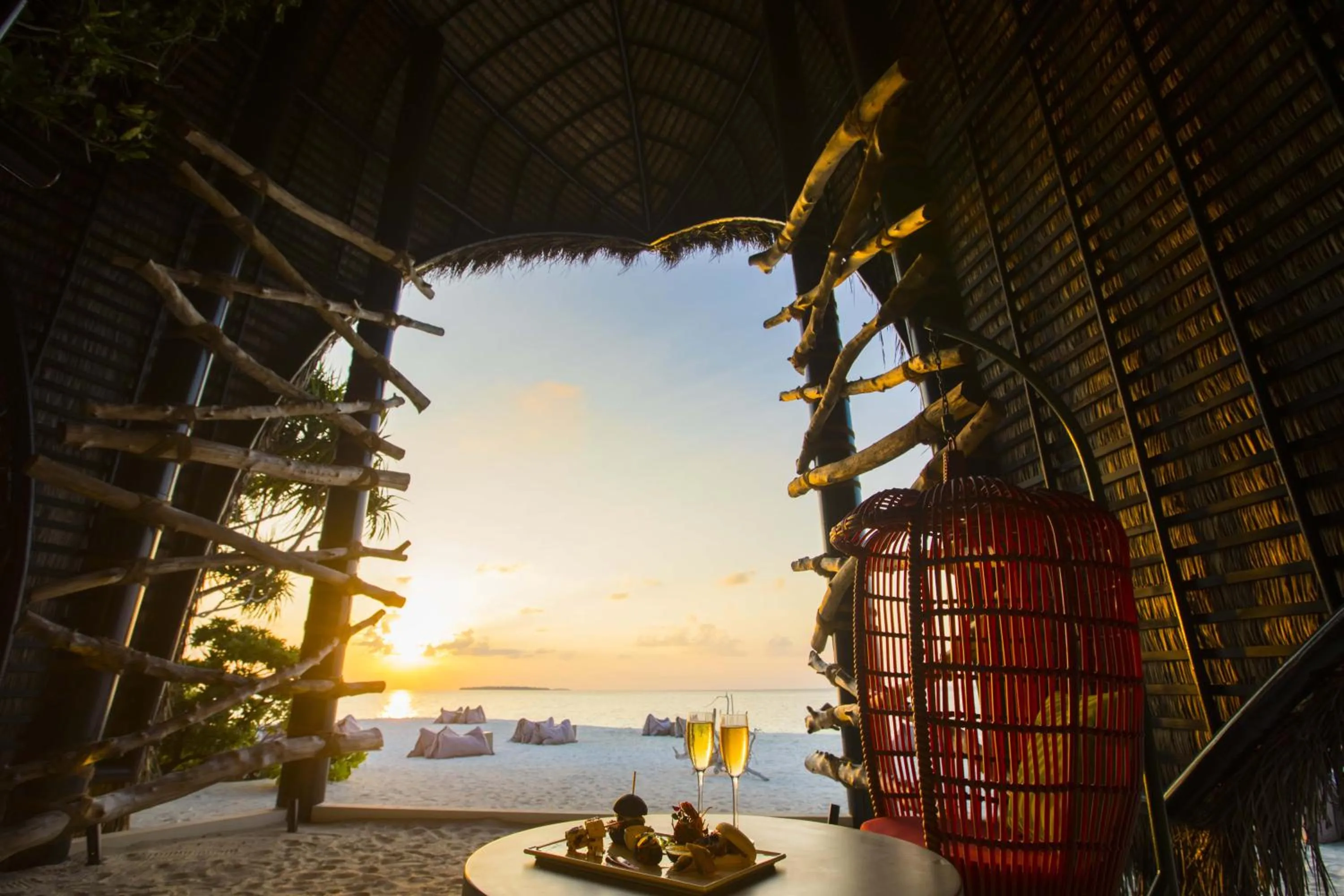 Sunset in Dhigali Maldives - A Premium All-Inclusive Resort