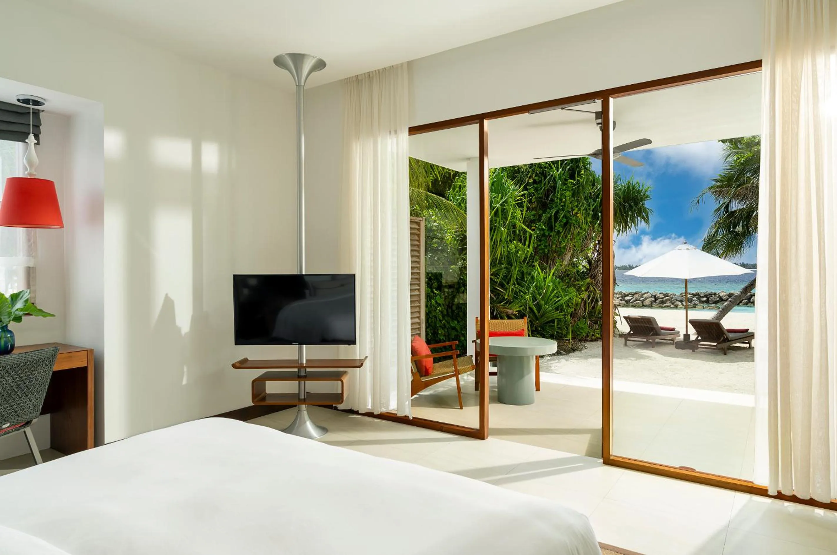 Bedroom, Bed in Dhigali Maldives - A Premium All-Inclusive Resort