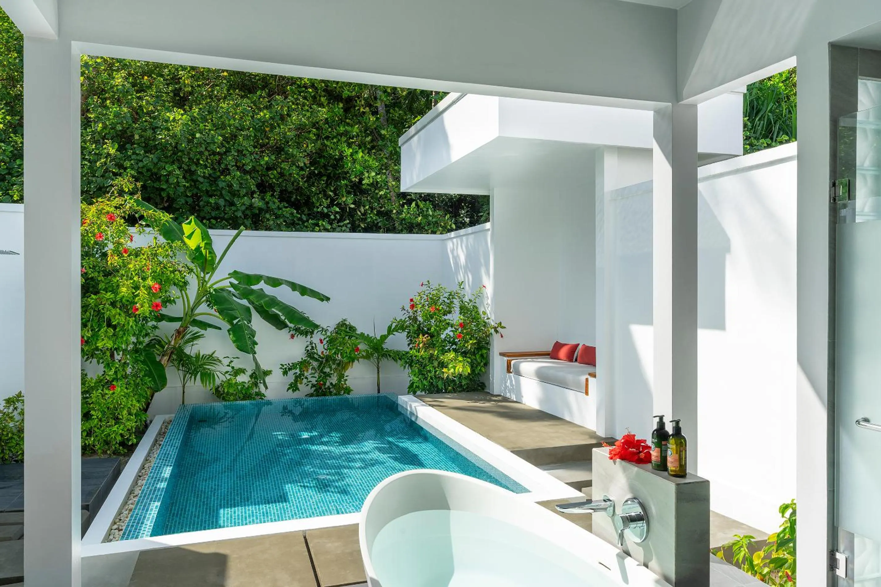 Bathroom in Dhigali Maldives - A Premium All-Inclusive Resort