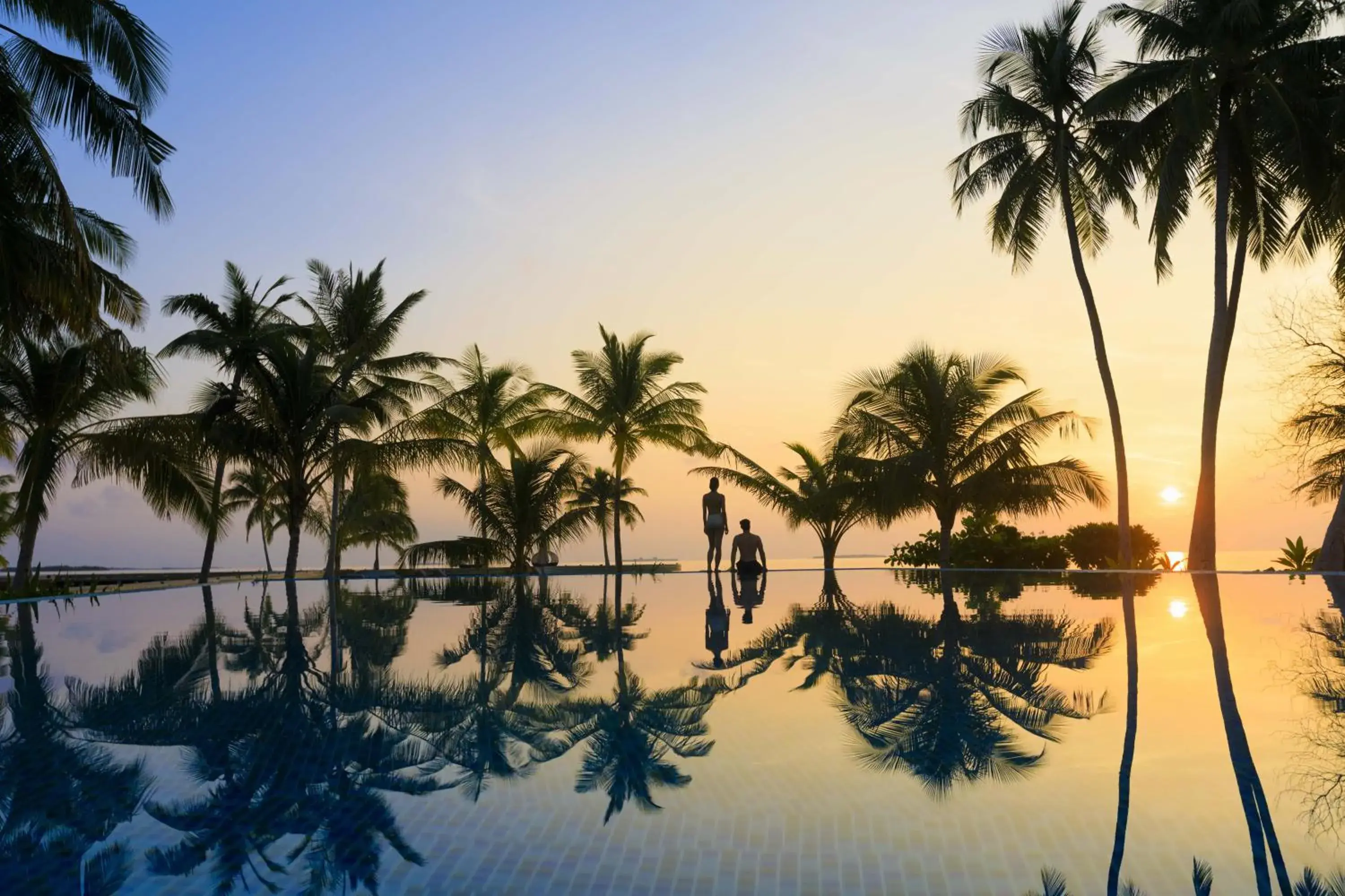 Swimming pool in Dhigali Maldives - A Premium All-Inclusive Resort Swimming pool in Dhigali Maldives - A Premium All-Inclusive Resort