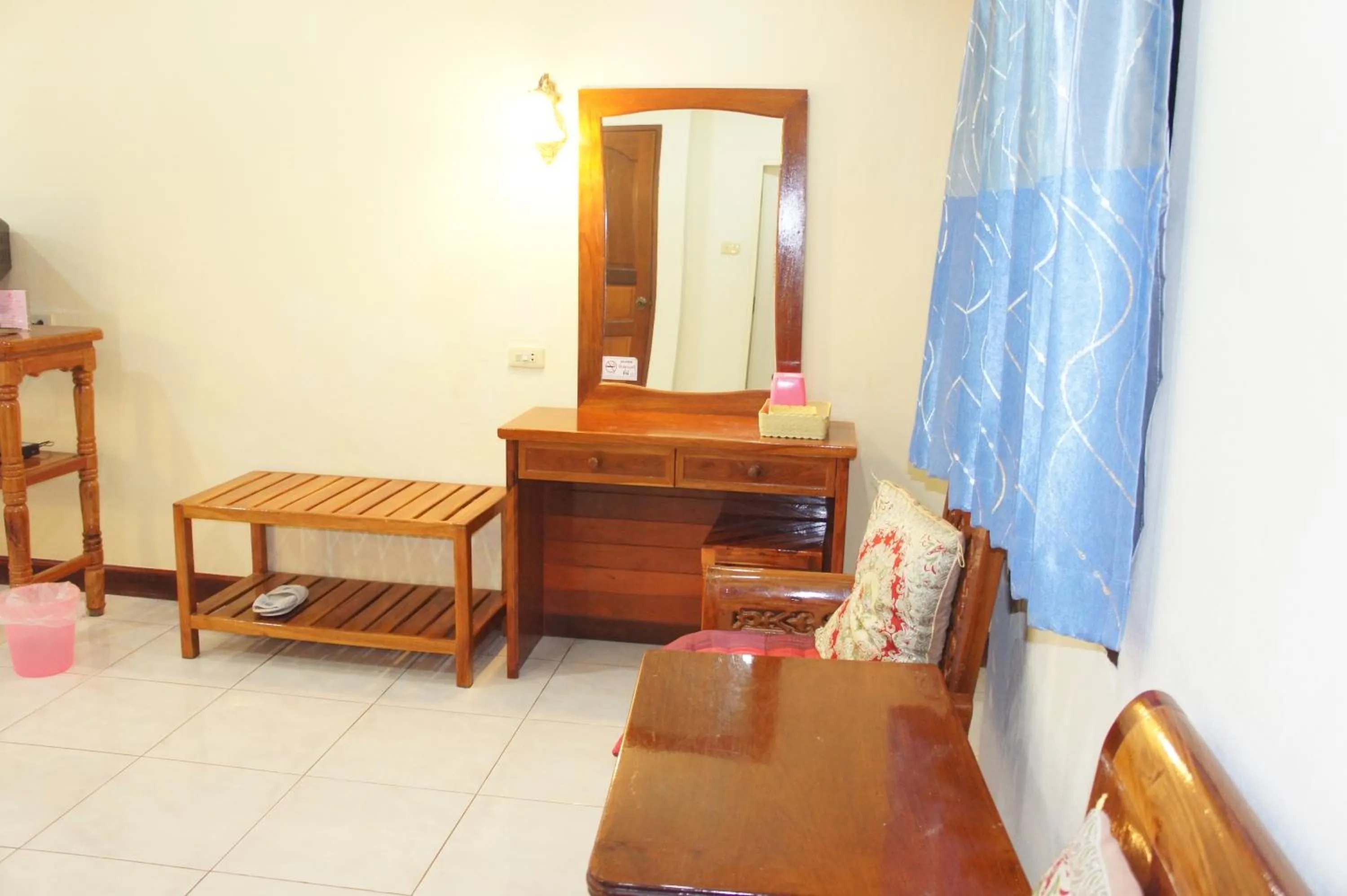 Seating area in SP Residence