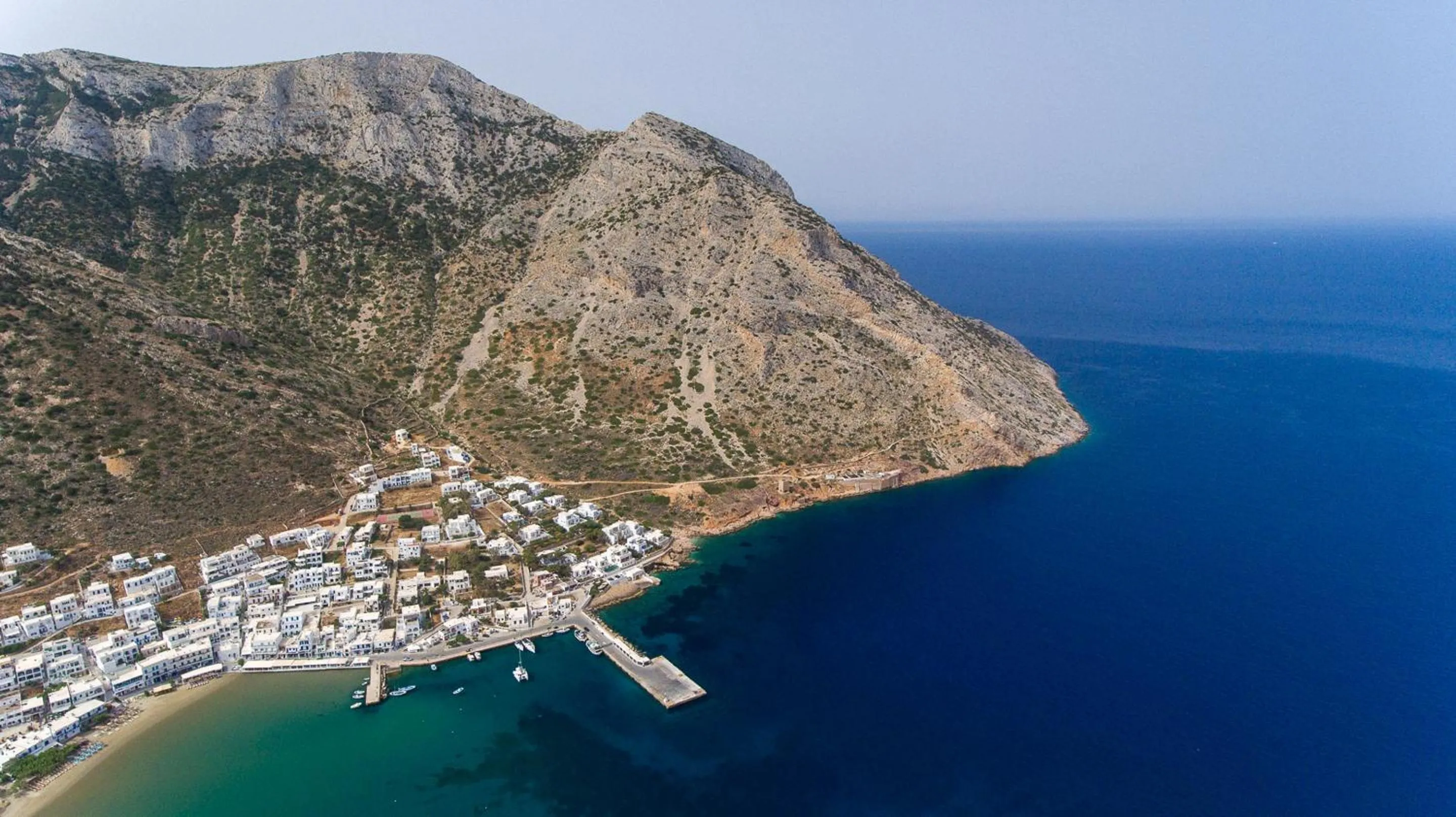 Bird's eye view in Sifnos House - Rooms and SPA