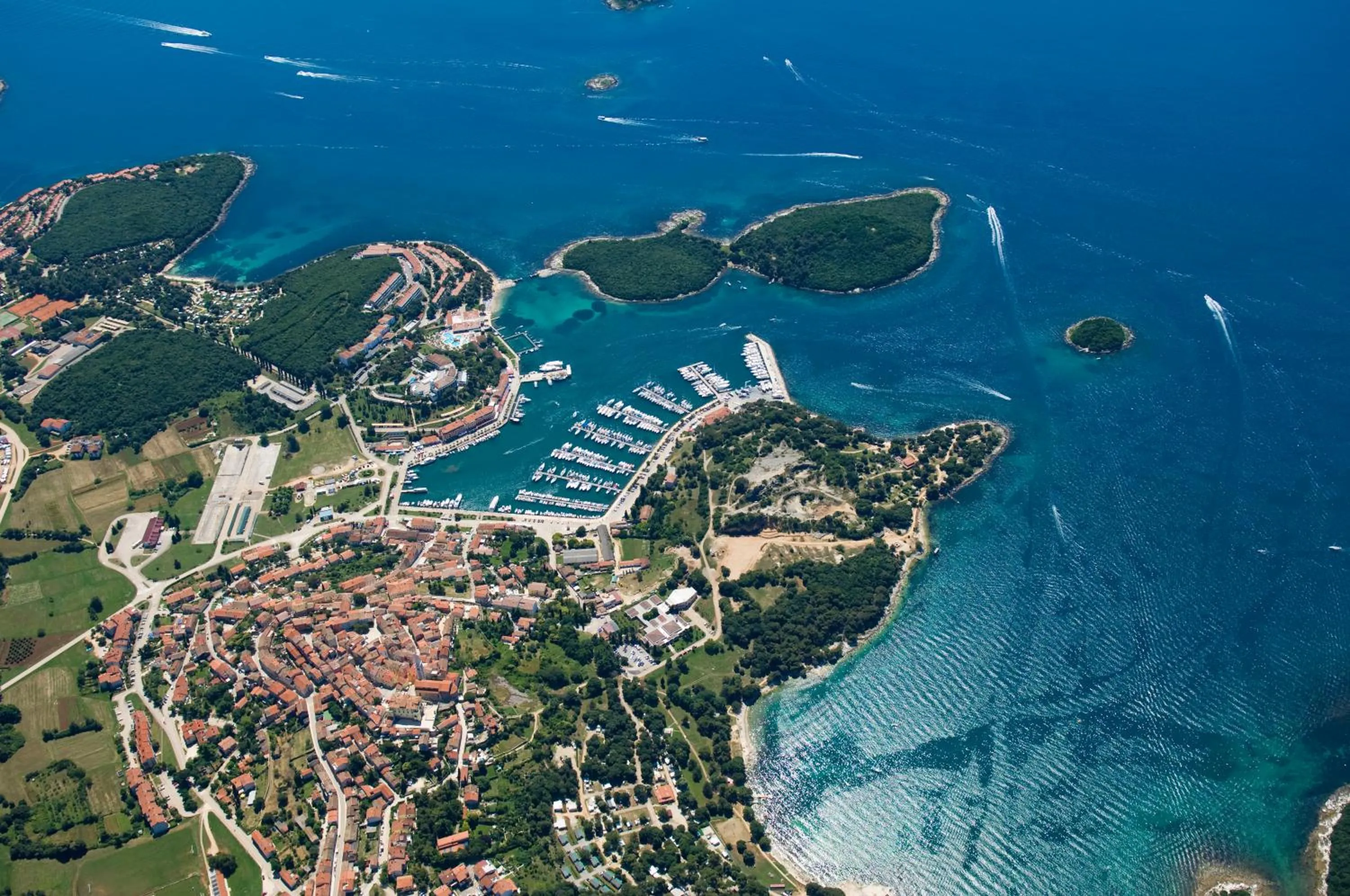 Bird's eye view in Maistra Select Riva Apartments