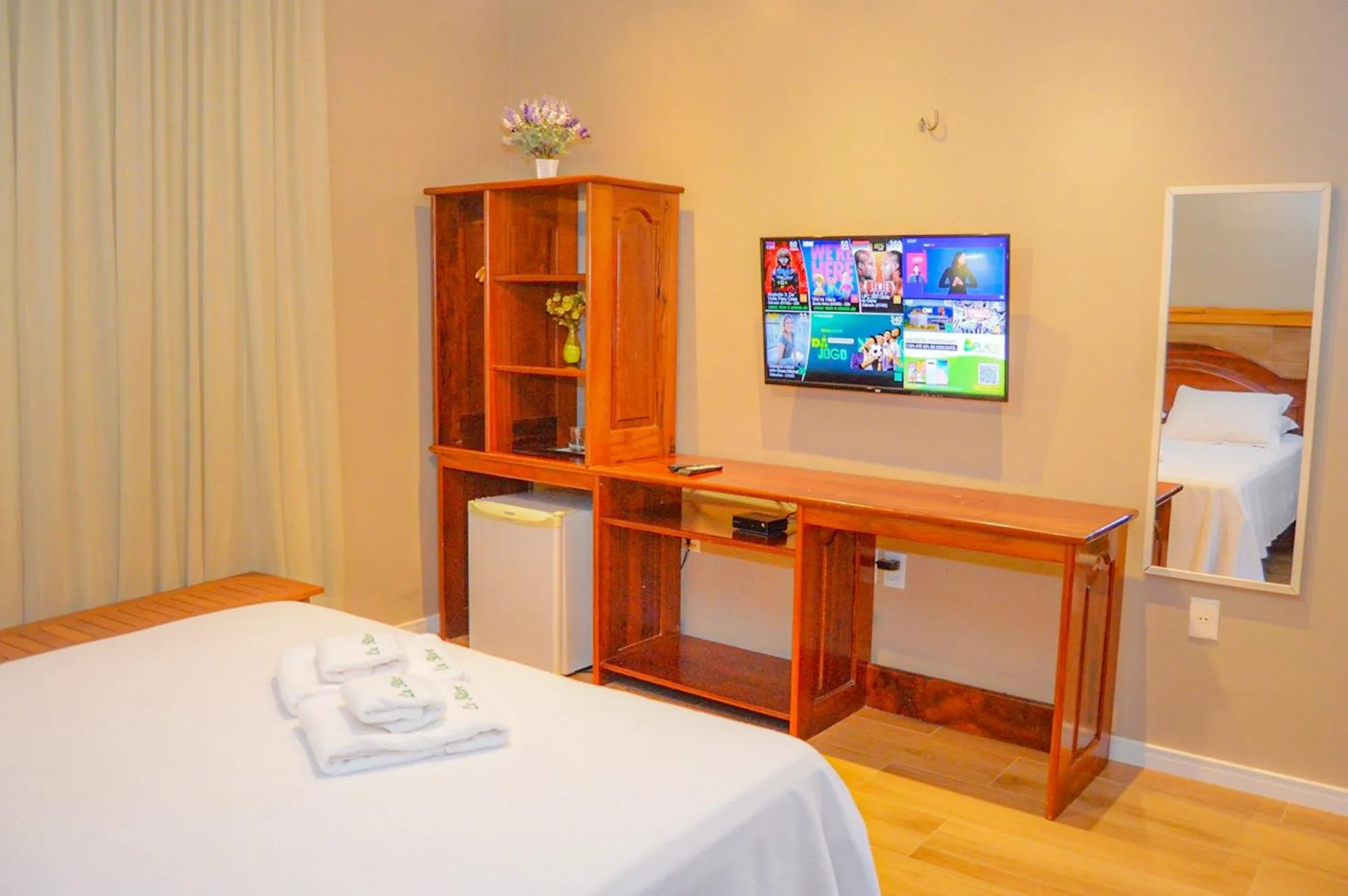 TV and multimedia, Bed in Le Rêve Pousada e Restaurante