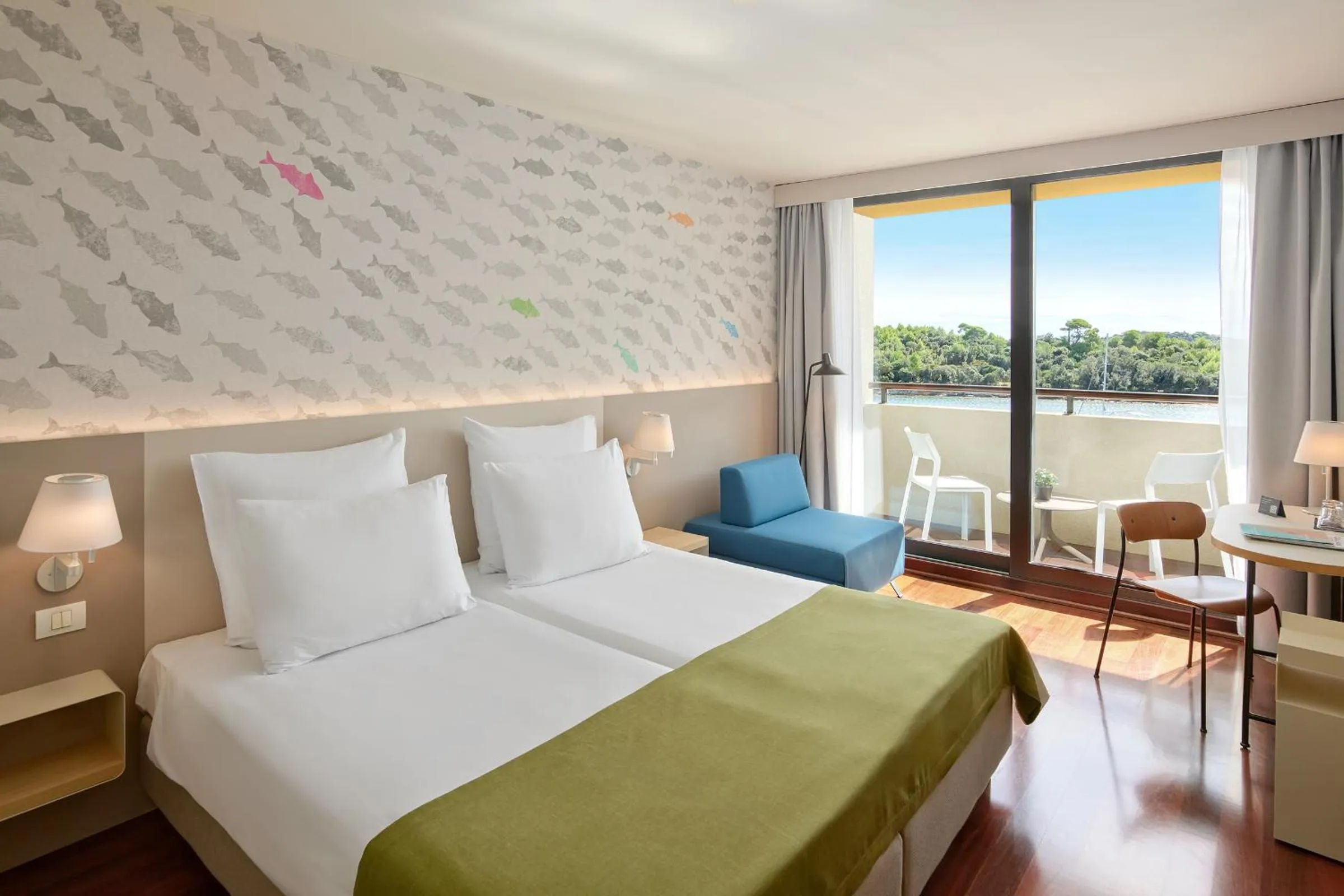 Bedroom, Bed in Maistra Select Island Hotel Istra