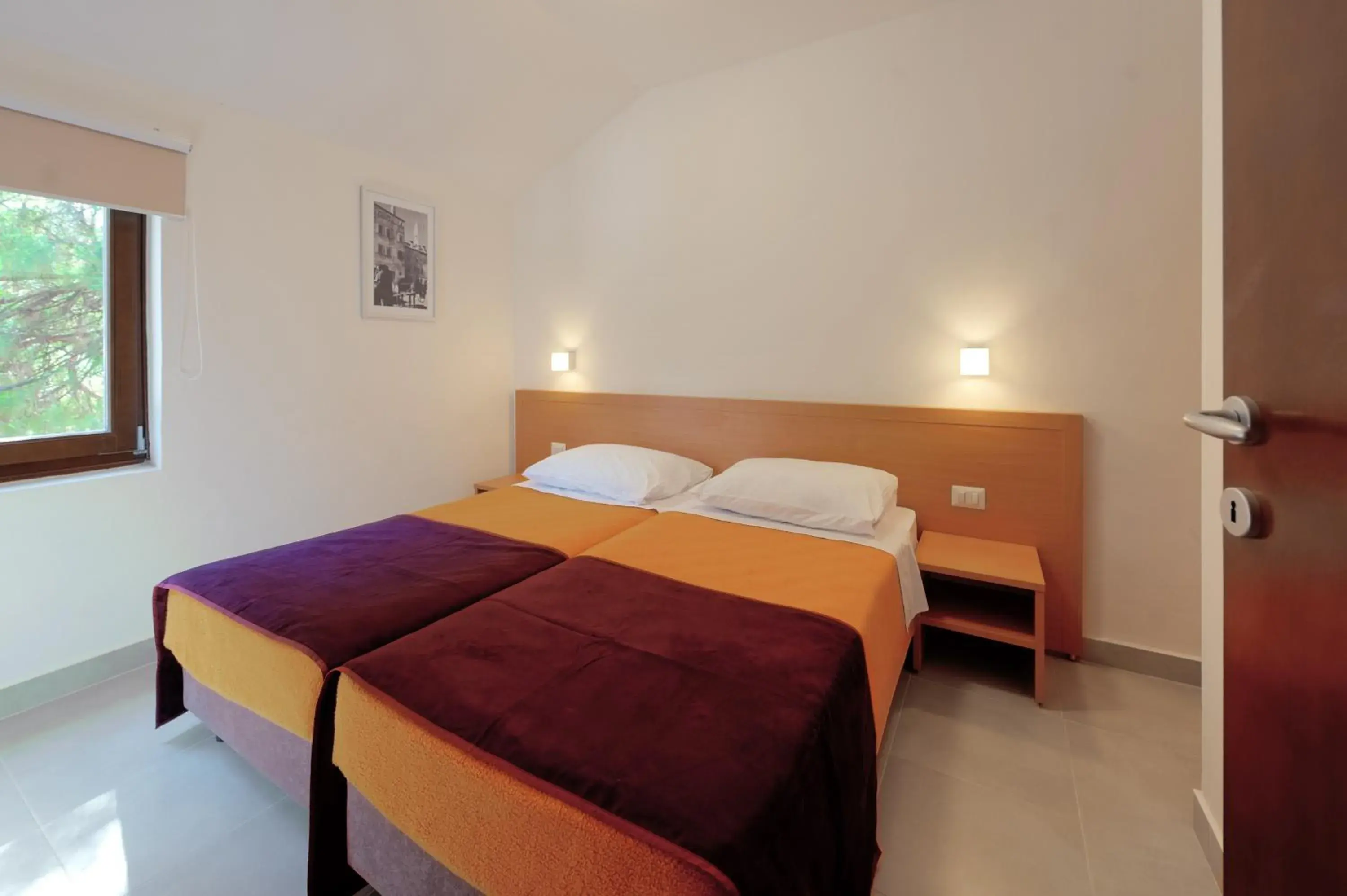 Bed in Villas Rubin Resort