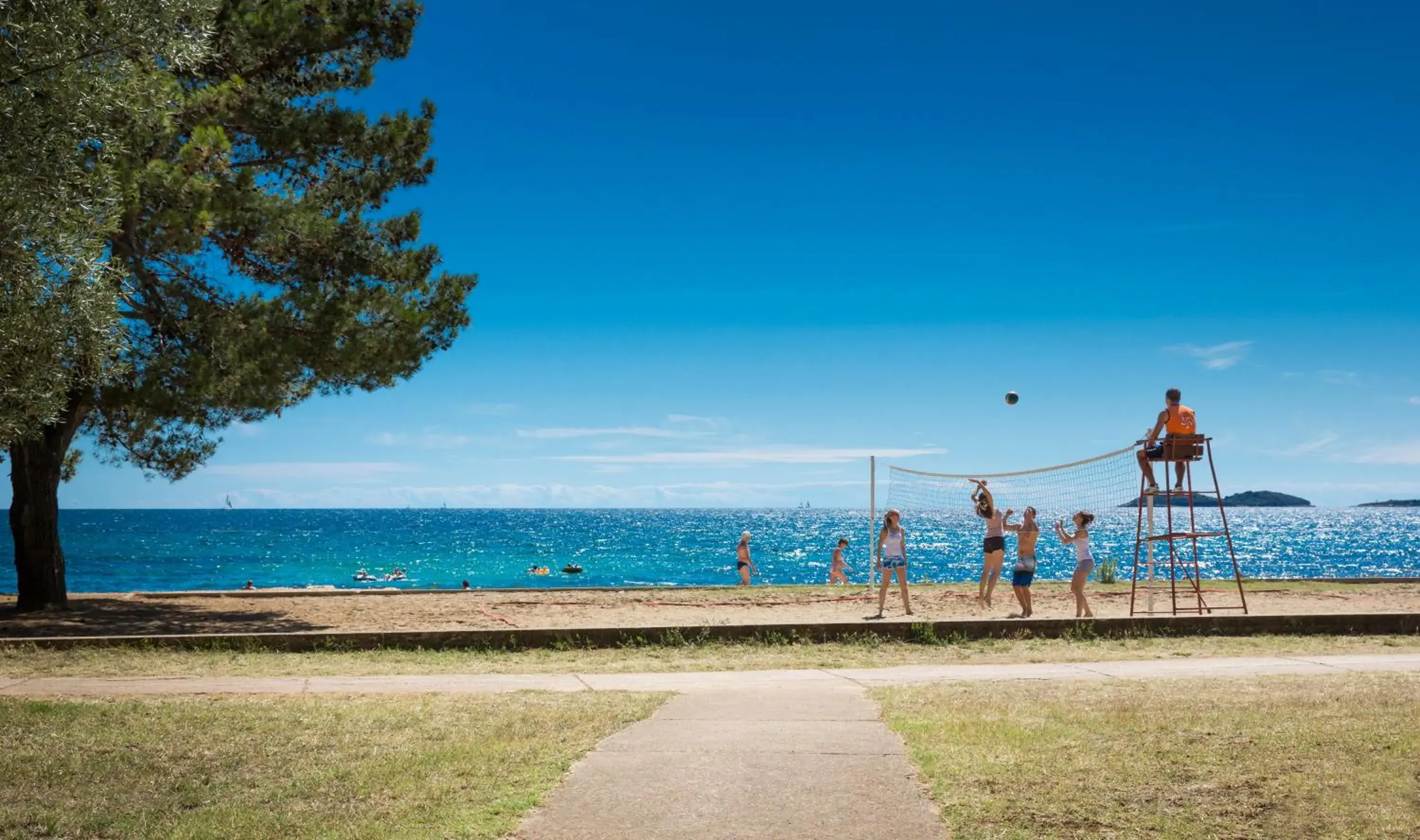 People, Beach in Villas Rubin Resort