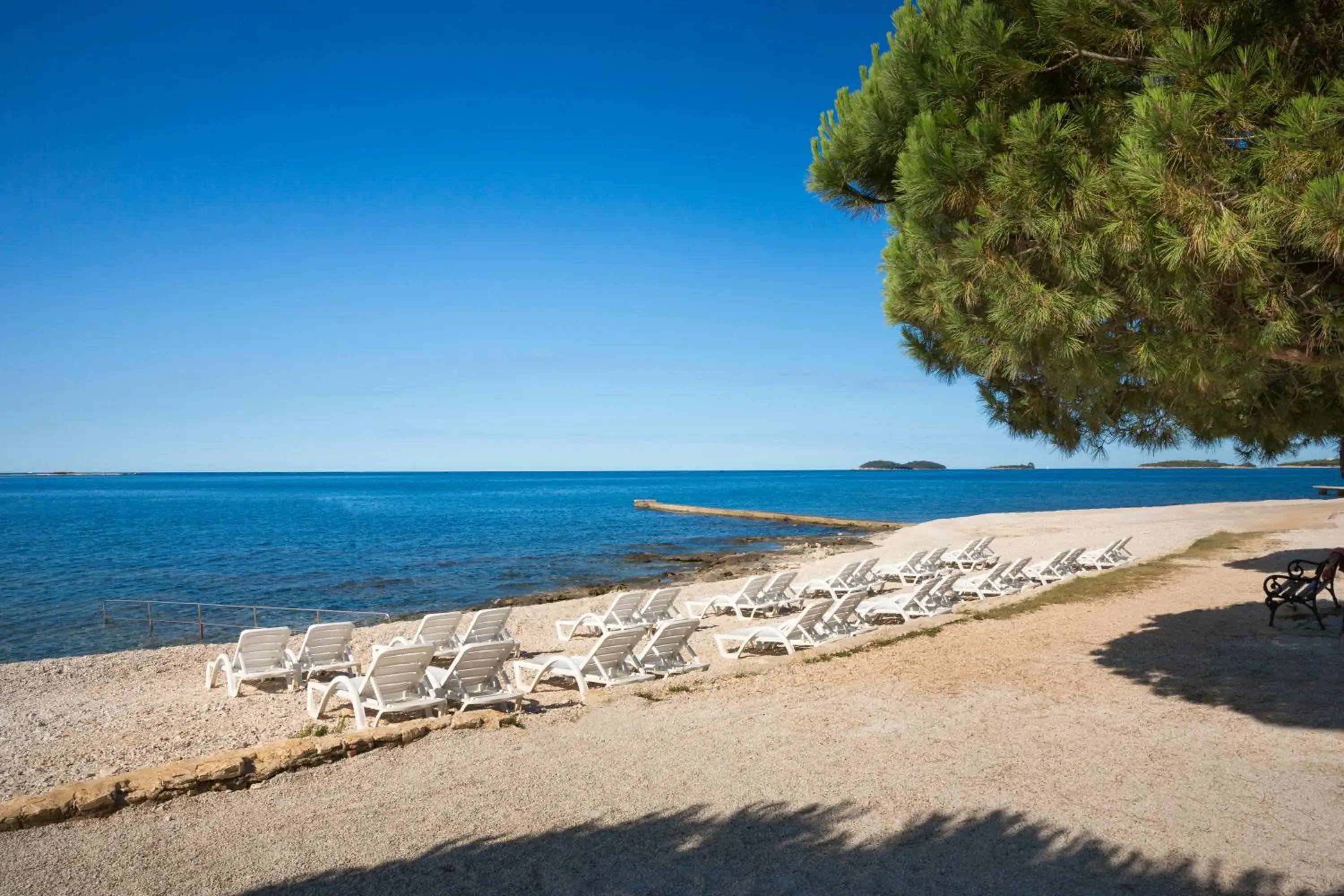 Beach in Villas Rubin Resort