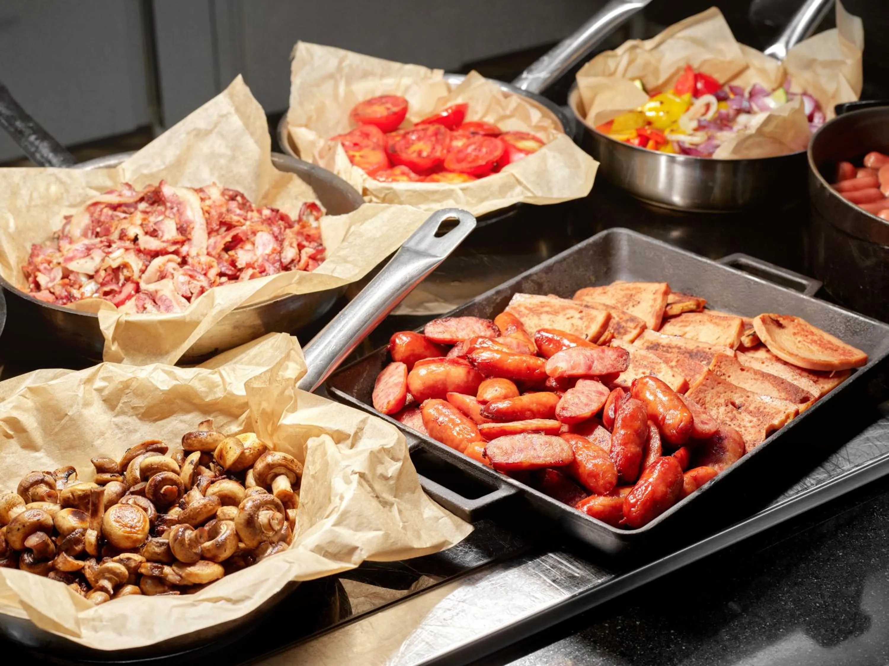 Buffet breakfast in Maistra Select Villas Rubin Resort