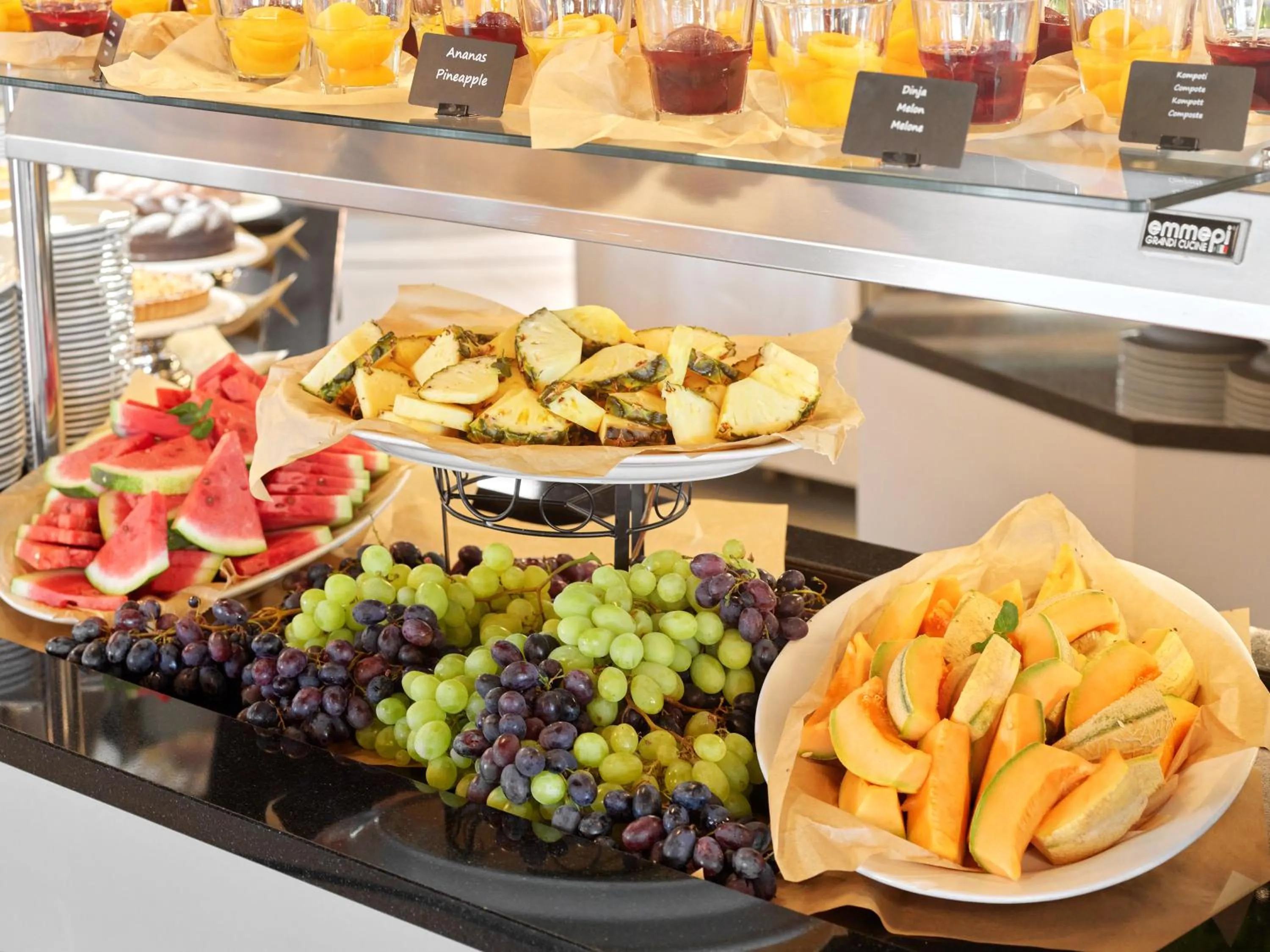 Buffet breakfast in Maistra Select Villas Rubin Resort