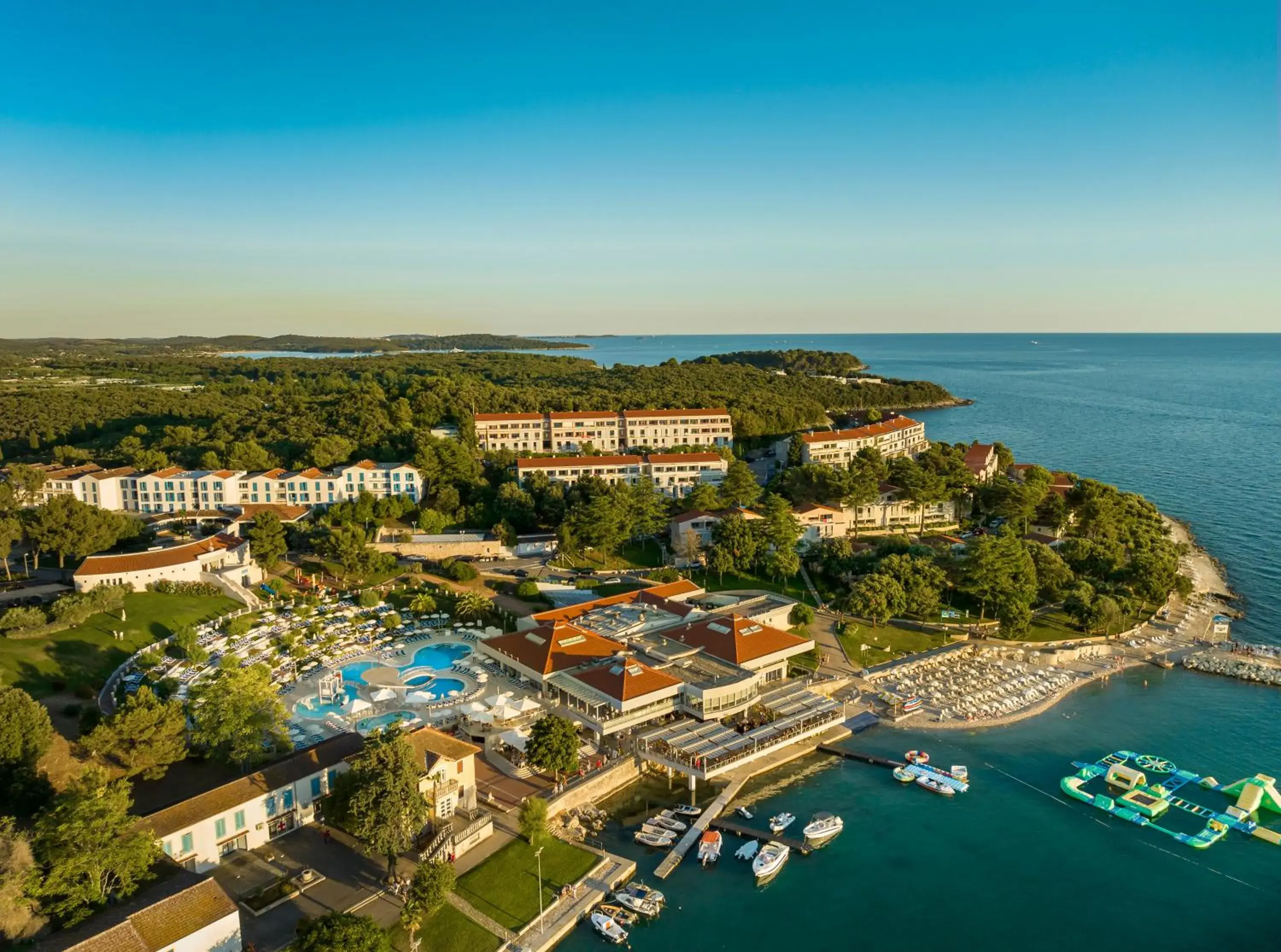 Bird's eye view in Maistra Select Belvedere Resort Bird's eye view in Maistra Select Belvedere Resort