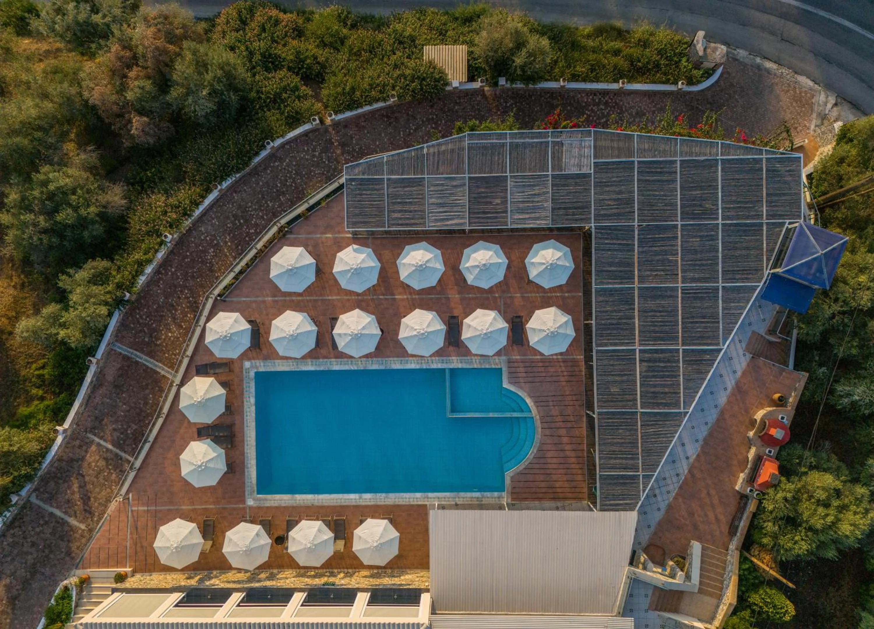 Bird's eye view in La Luna Hotel