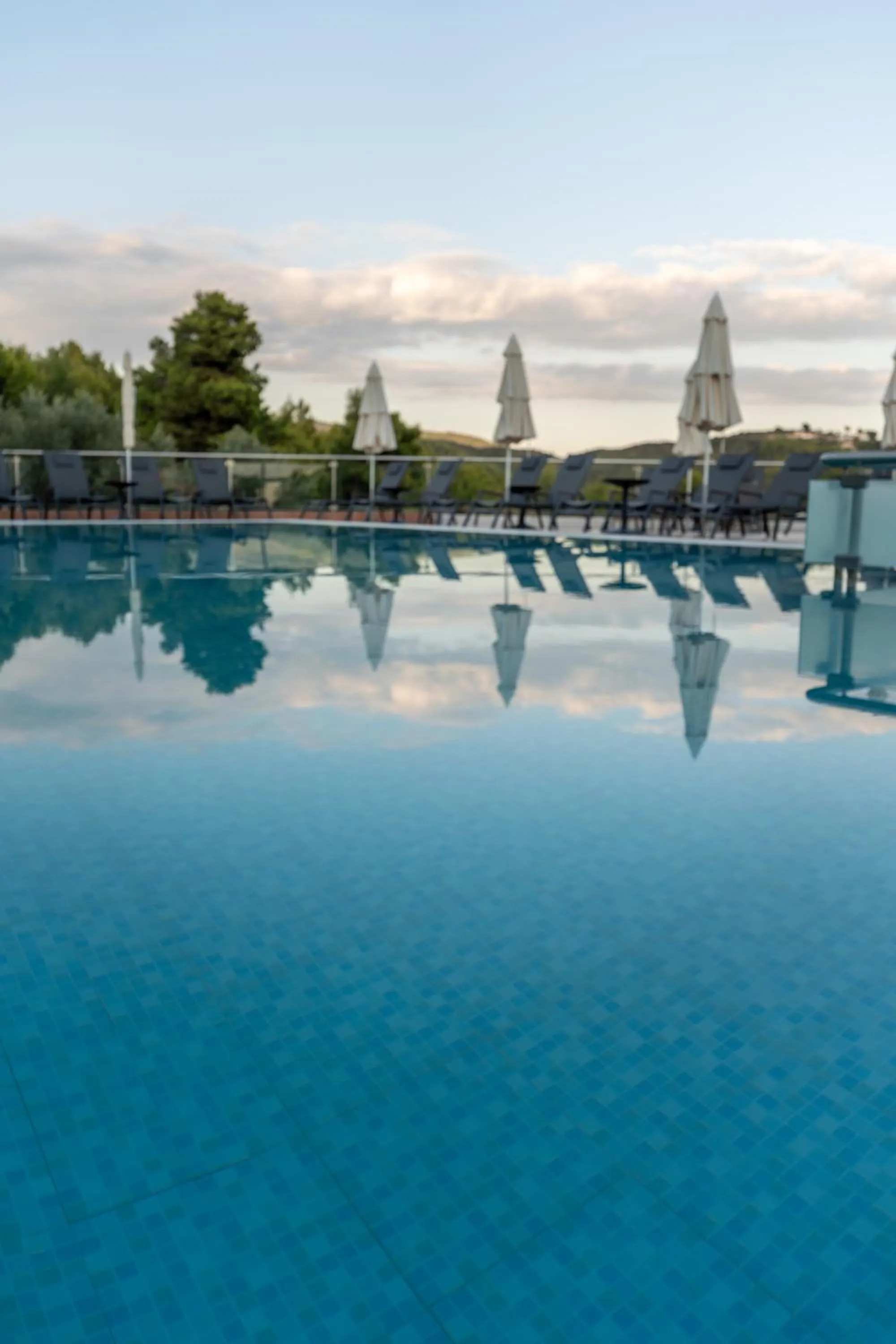 Swimming pool in La Luna Hotel