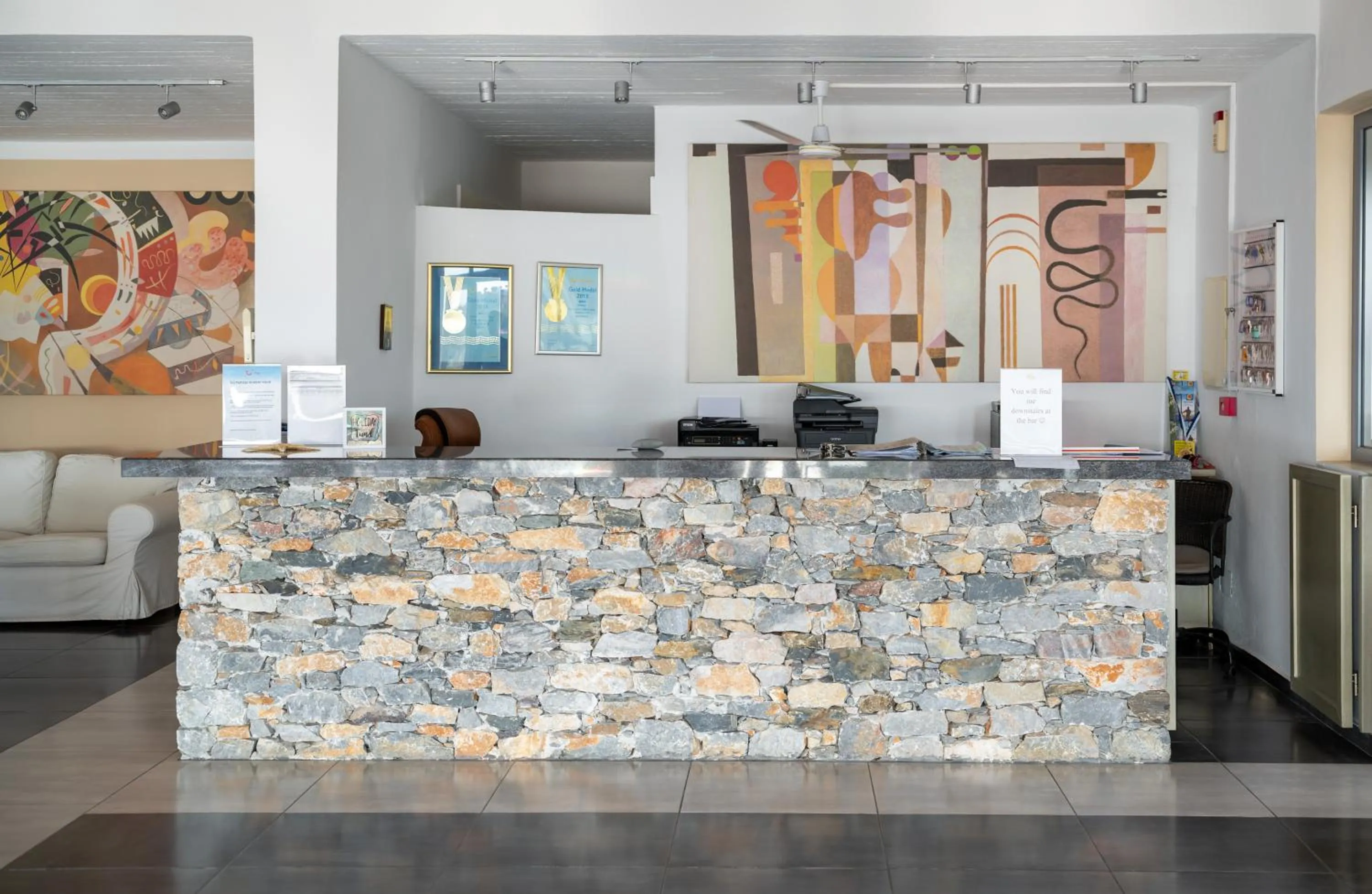 Lobby or reception in La Luna Hotel