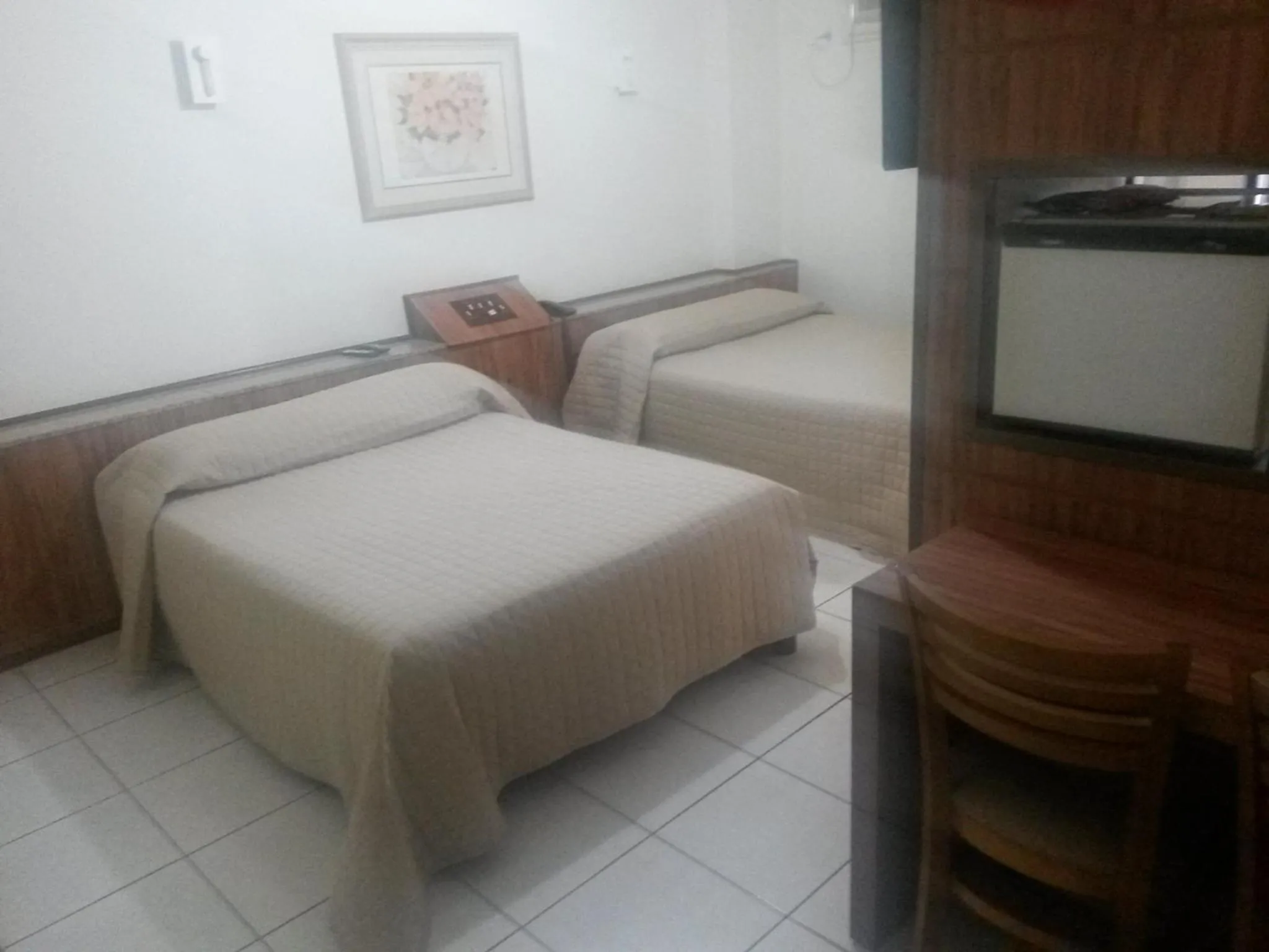 Bed in Hotel Globo Rio