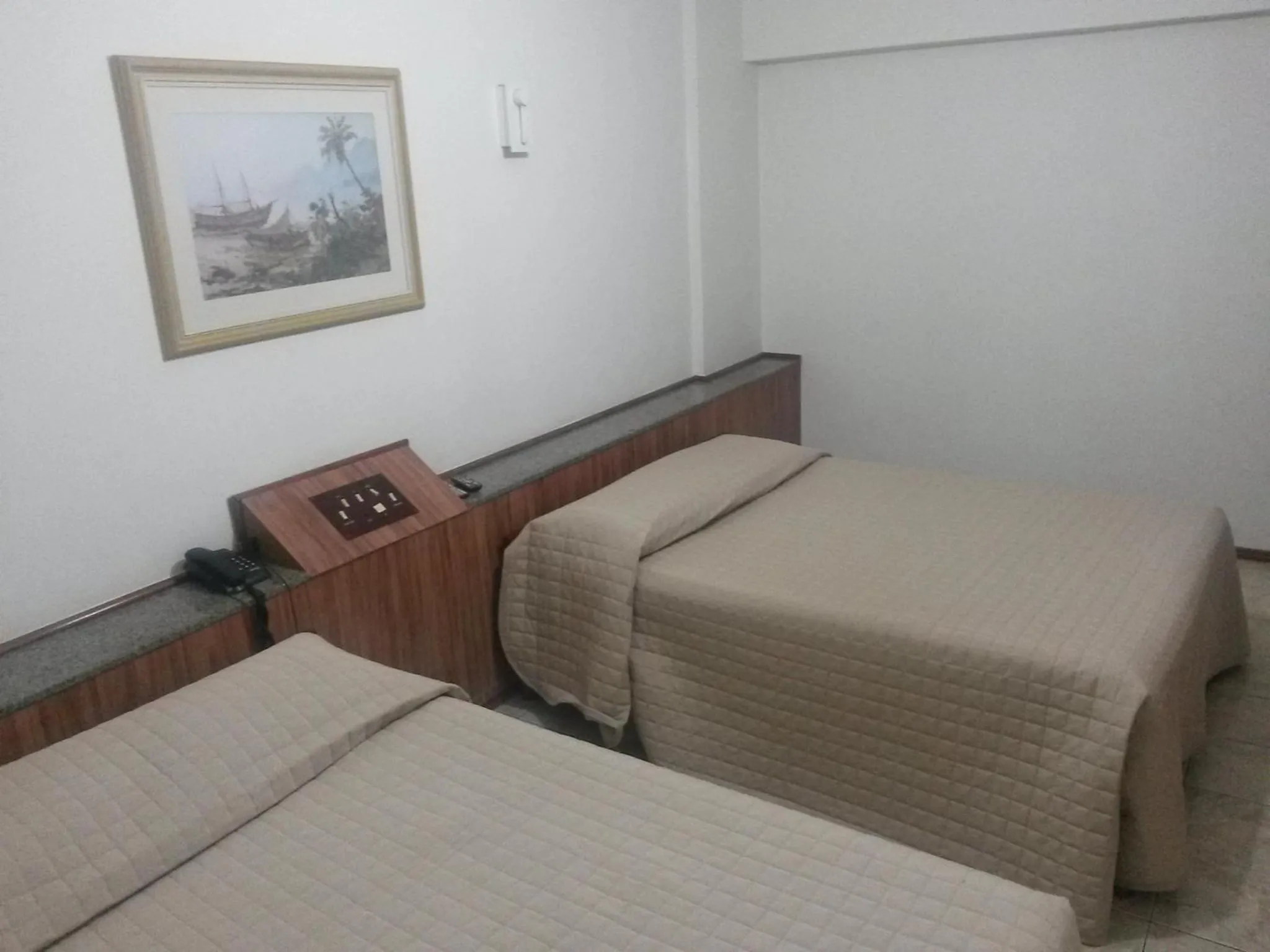 Bed in Hotel Globo Rio