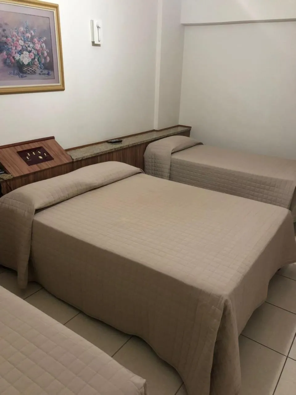 Bed in Hotel Globo Rio