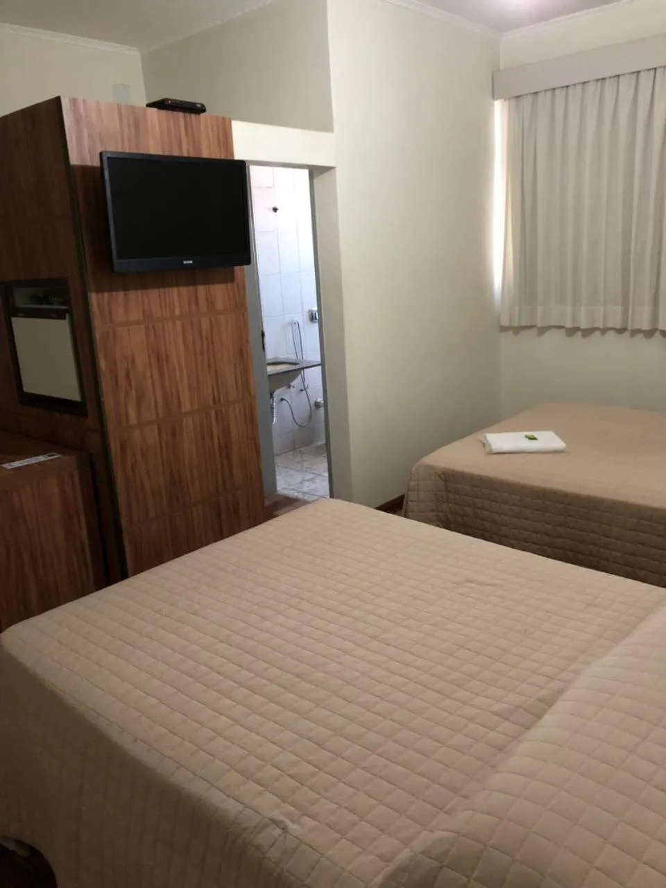 Bed in Hotel Globo Rio