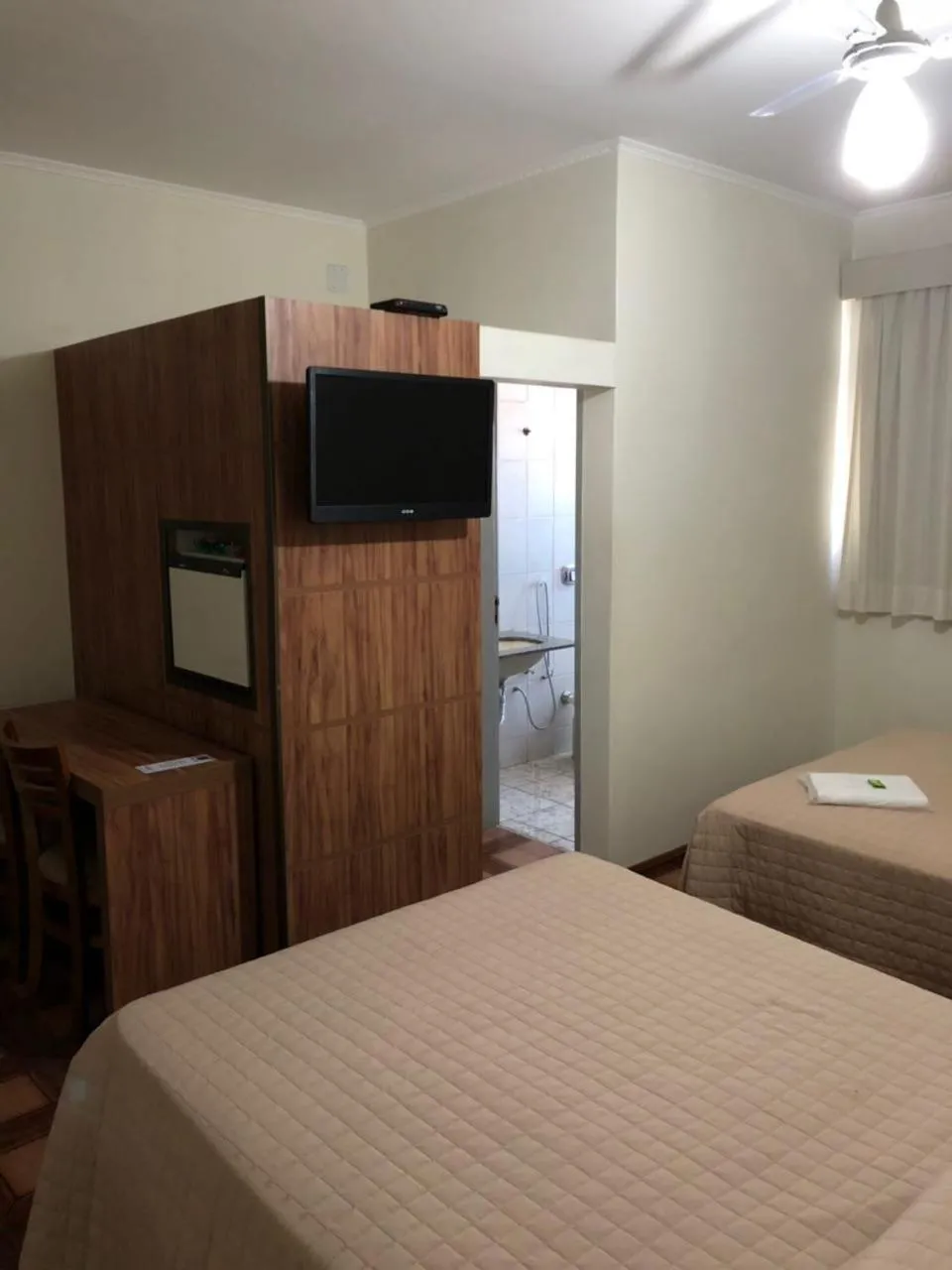 Bed in Hotel Globo Rio