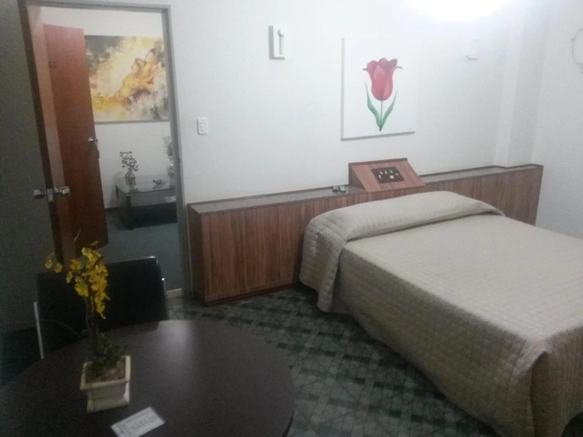 Bed in Hotel Globo Rio