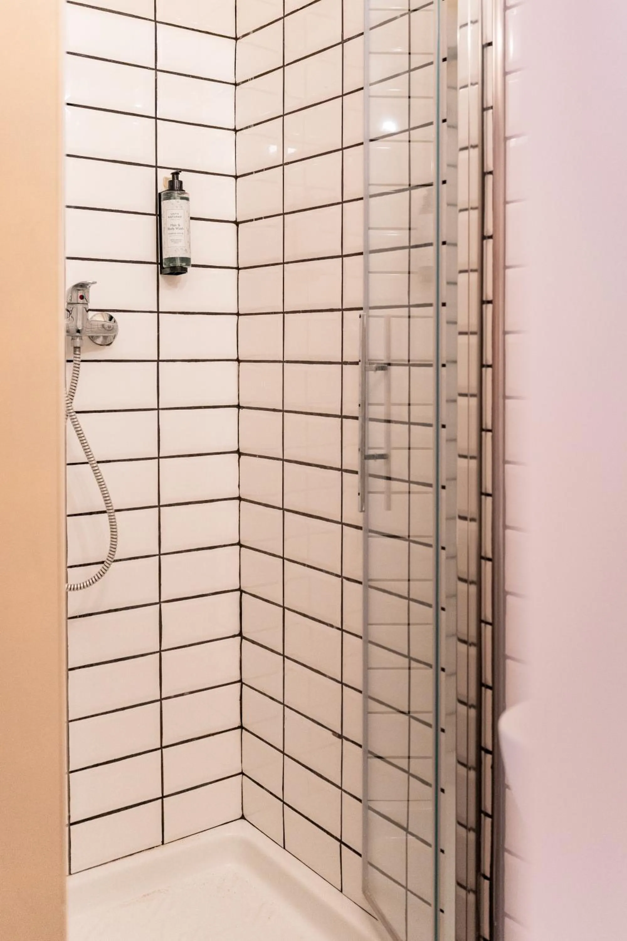 Shower in BirBo Bike Hospitality